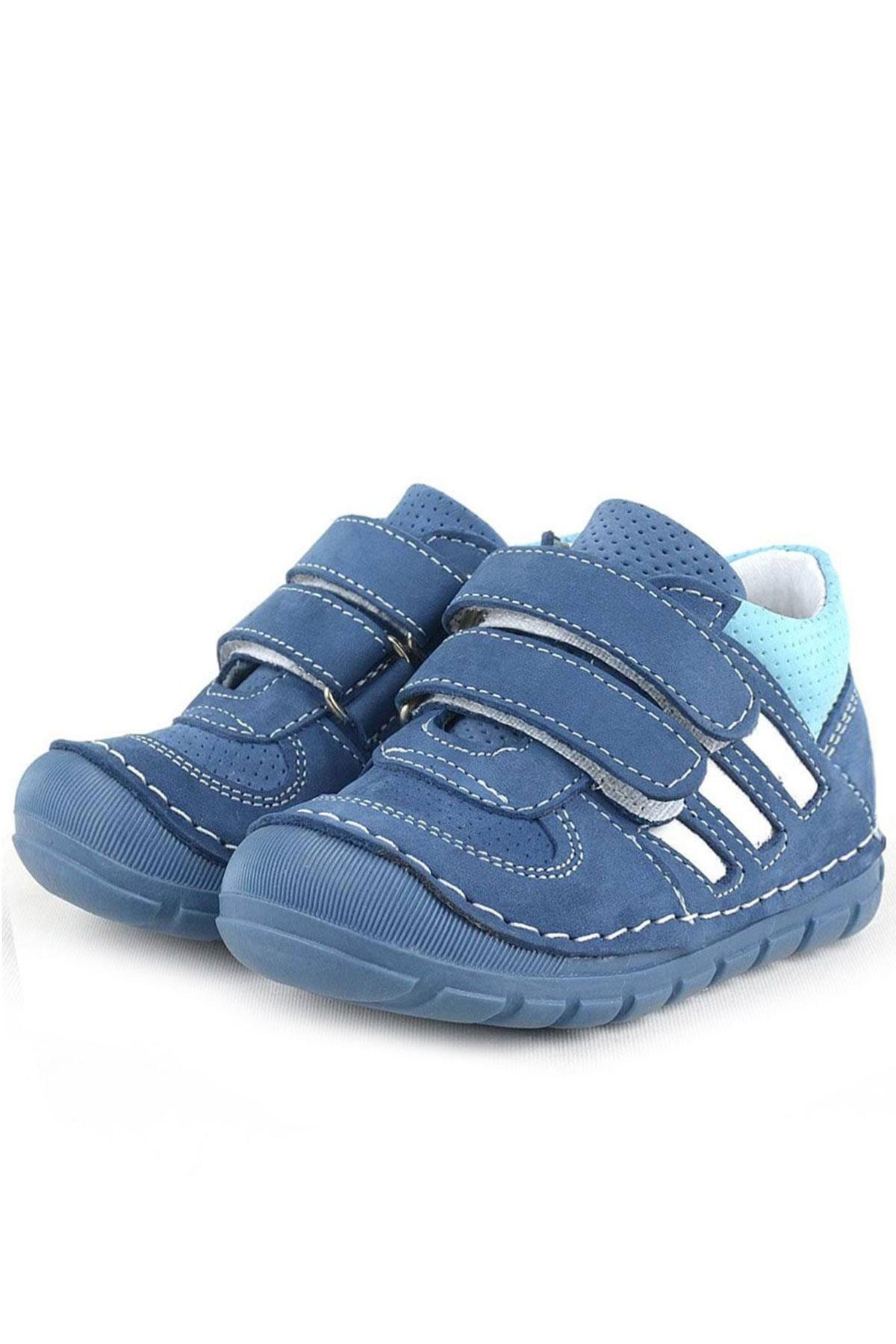 Rakerplus Genuine Leather Navy Blue First Step Baby Boys Shoes R520-L.19