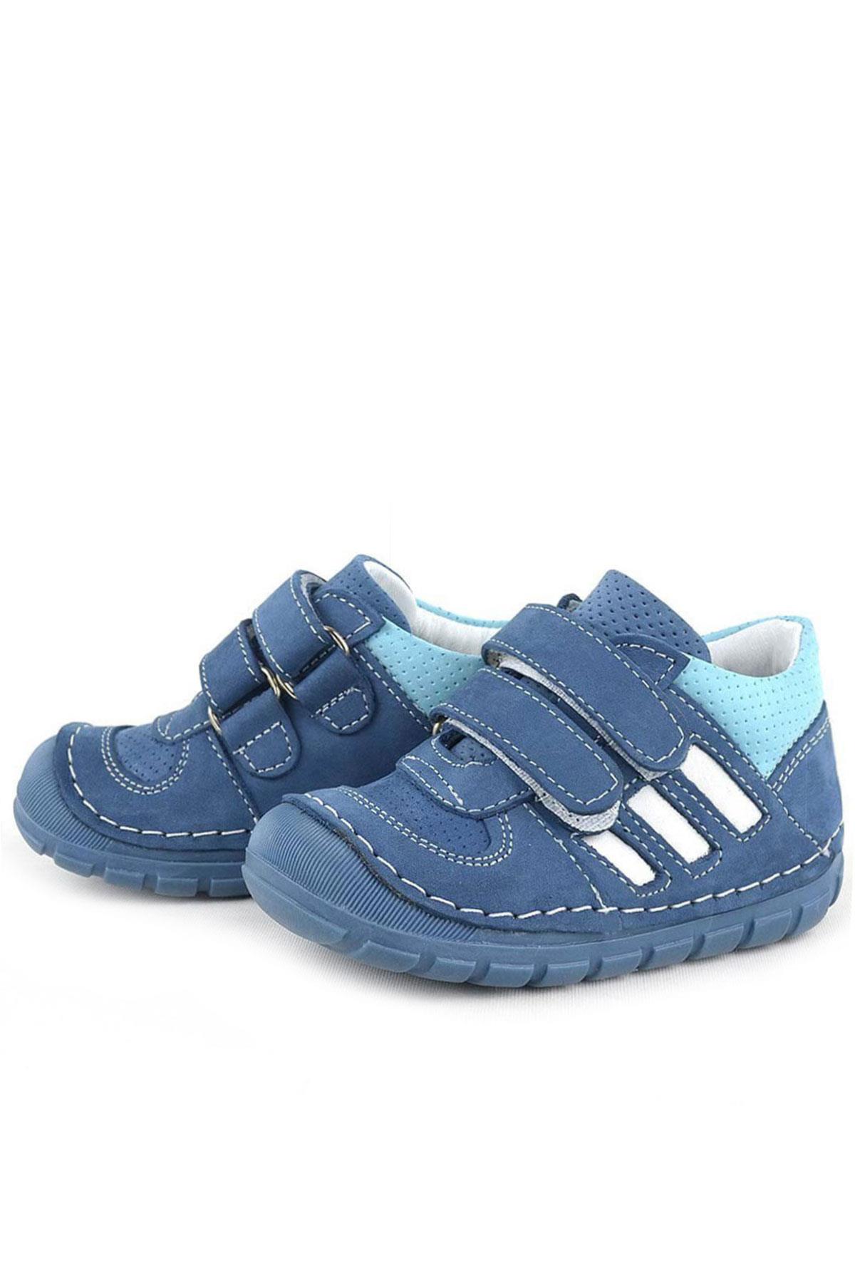 Rakerplus Genuine Leather Navy Blue First Step Baby Boys Shoes R520-L.19