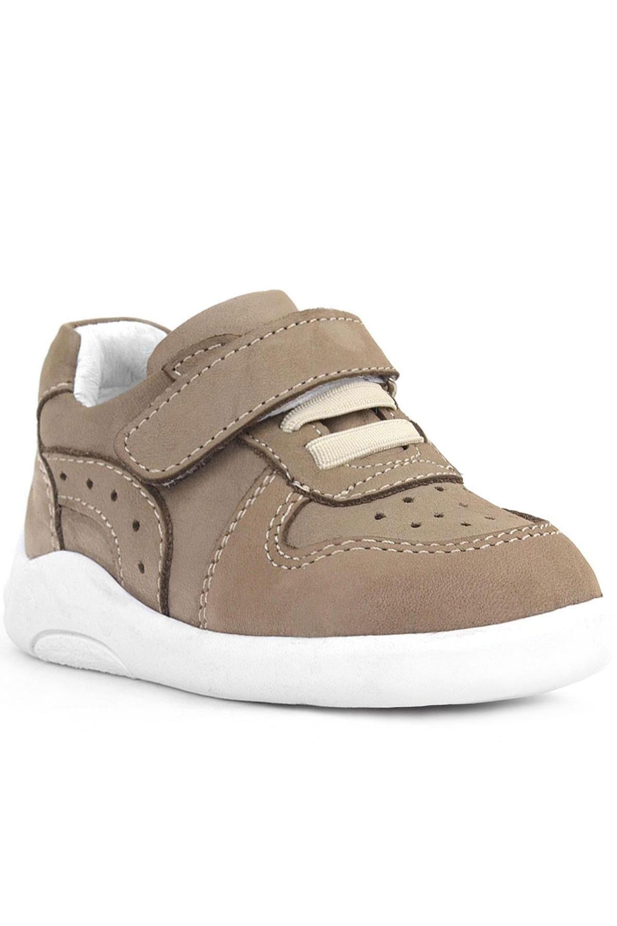 Rakerplus Genuine Leather Anatomical Sand Color Baby Sports Shoes R800-KM.19