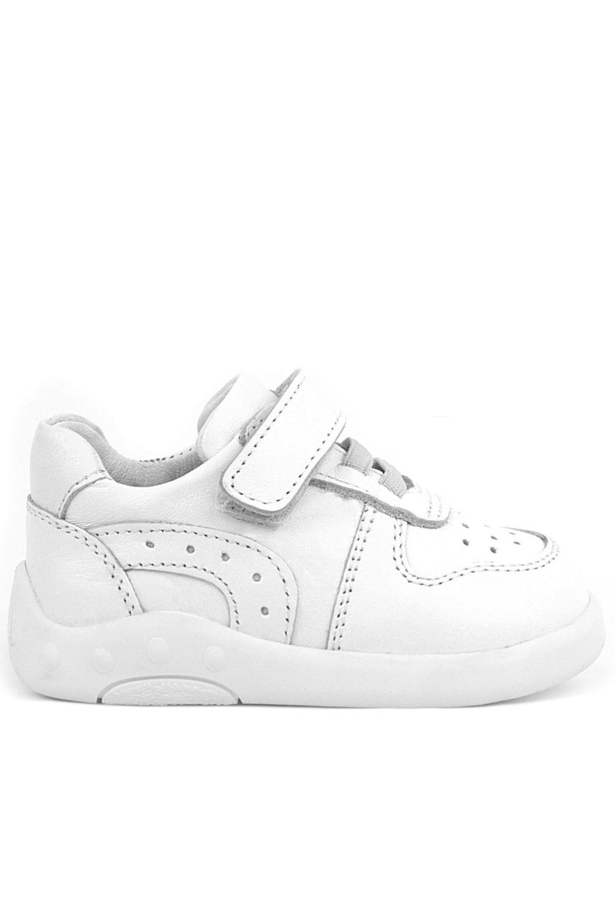 Rakerplus Genuine Leather White Anatomic Baby Sports Shoes R800-BE.19
