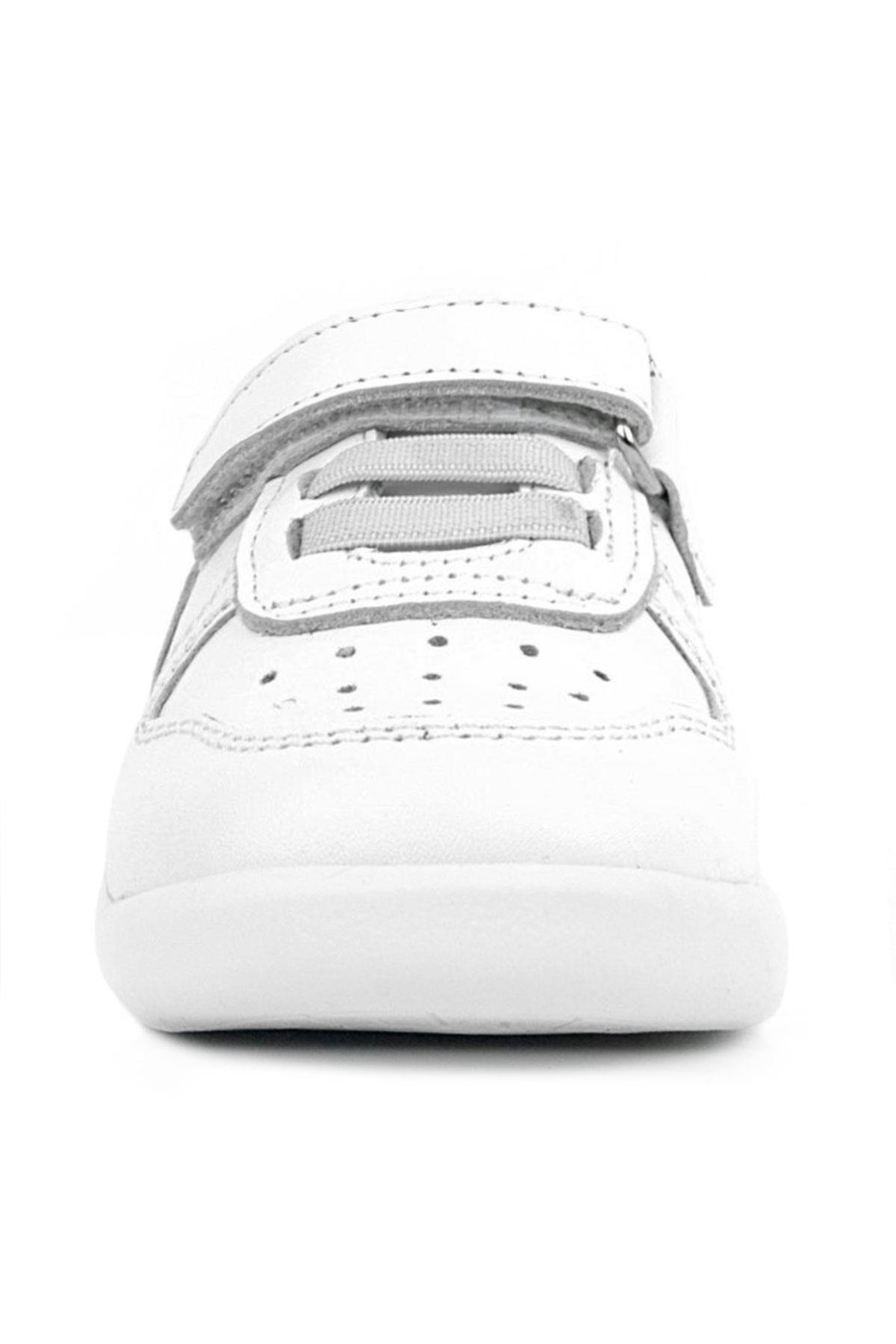 Rakerplus Genuine Leather White Anatomic Baby Sports Shoes R800-BE.19