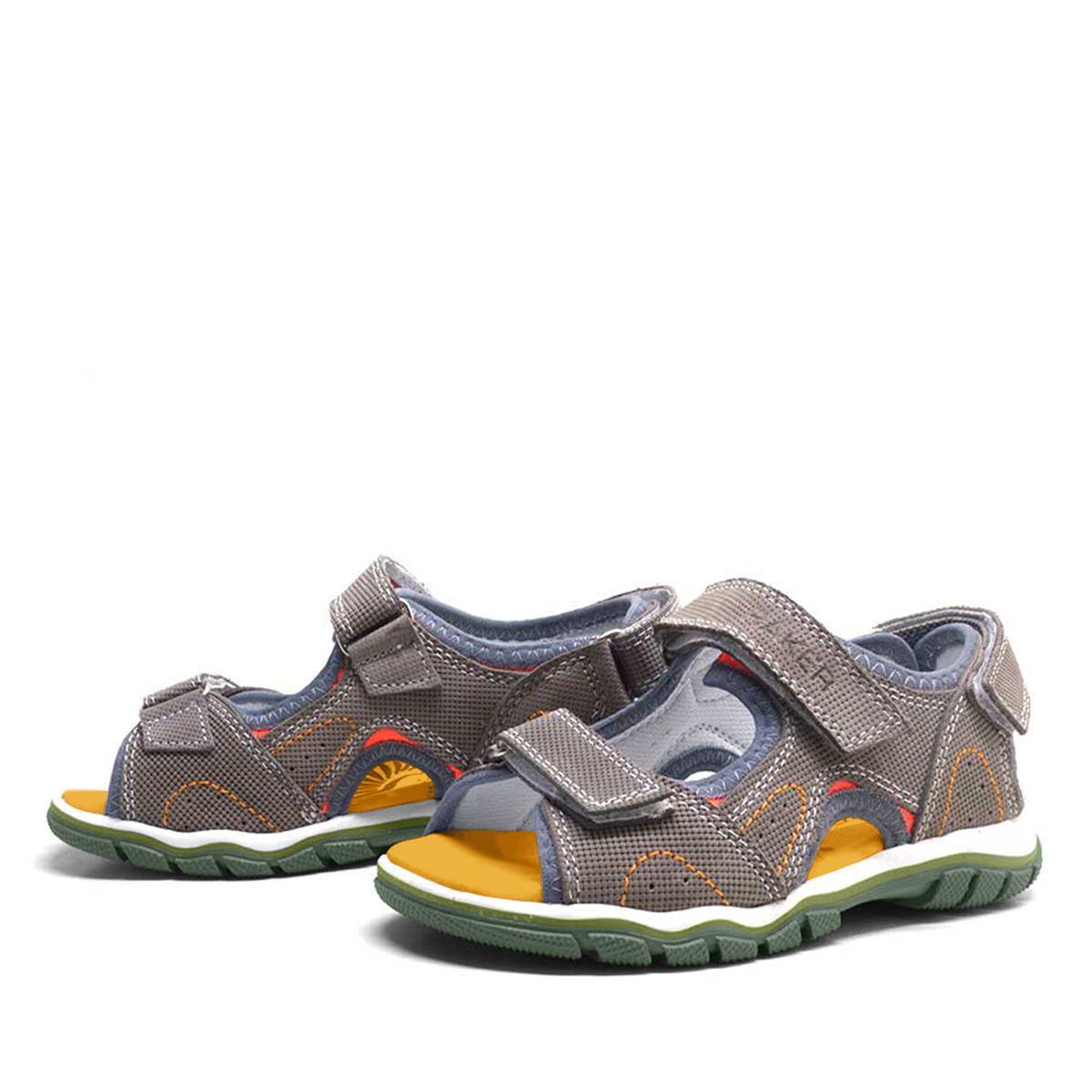 Rakerplus Genuine Leather Boys Sandals with Velcro