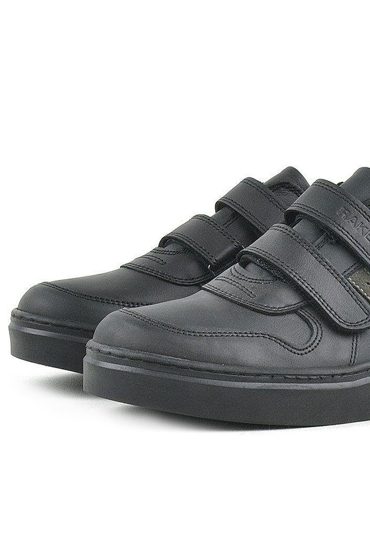 Rakerplus Genuine Leaher Khaki Green Black Kids Boys Sneaker 3751-SG.36