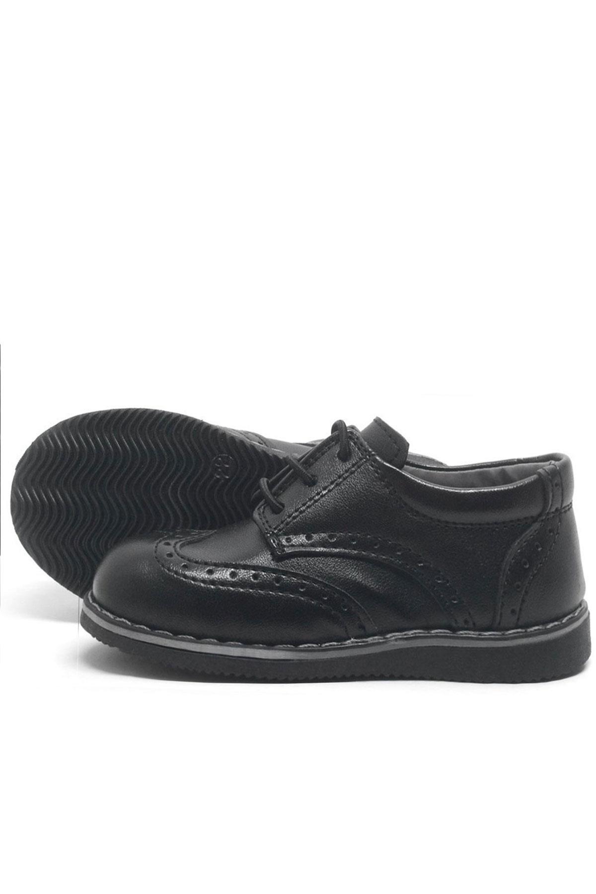 Rakerplus Hidra Matte Black Classic Baby Boy Shoes 3070-SM-B.22