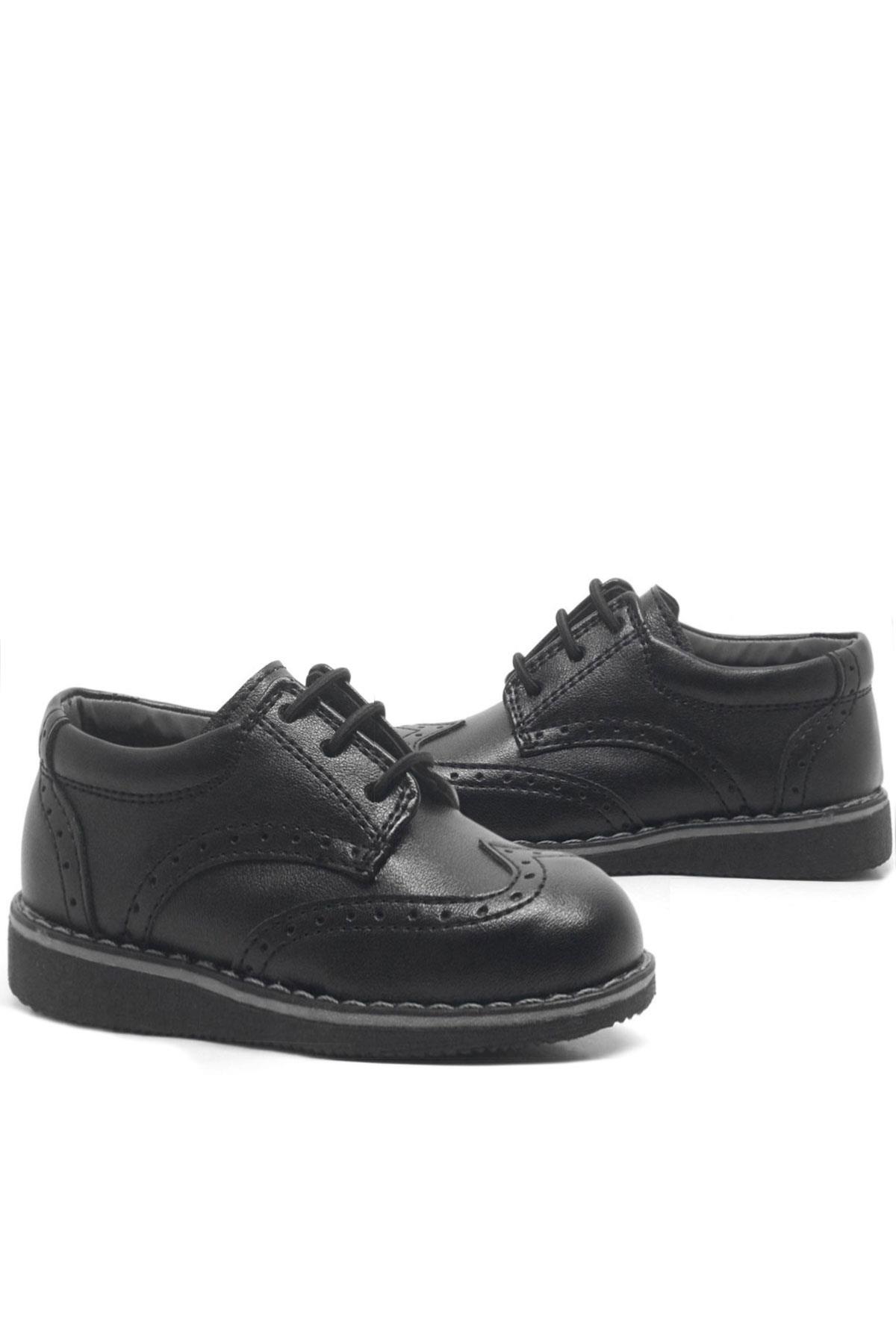 Rakerplus Hidra Matte Black Classic Baby Boy Shoes 3070-SM-B.22