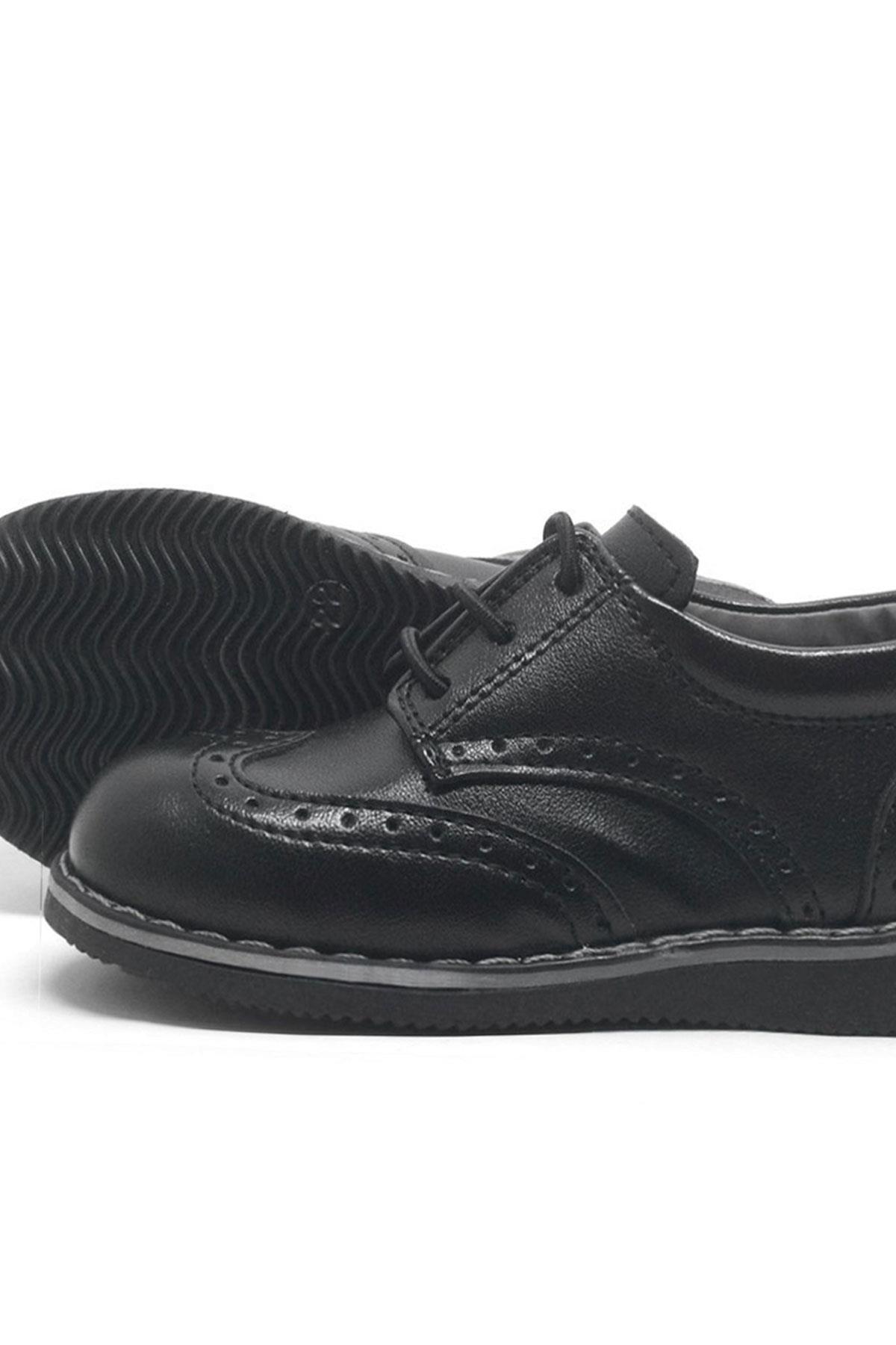Rakerplus Hidra Matte Black Classic Baby Boy Shoes 3070-SM-B.22