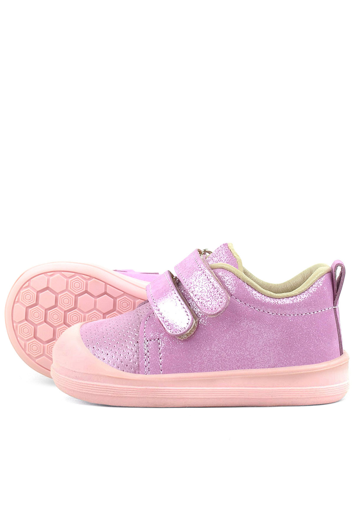 Rakerplus Sonic Genuine Leather Pink Bright Anatomic Baby Sport Shoes Sneakers