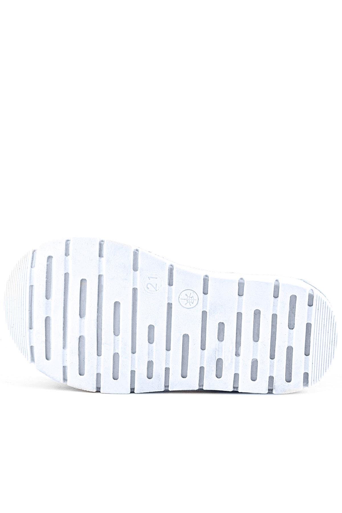 Rakerplus Genuine Leather Pink Silver Babettestes For Baby Girls