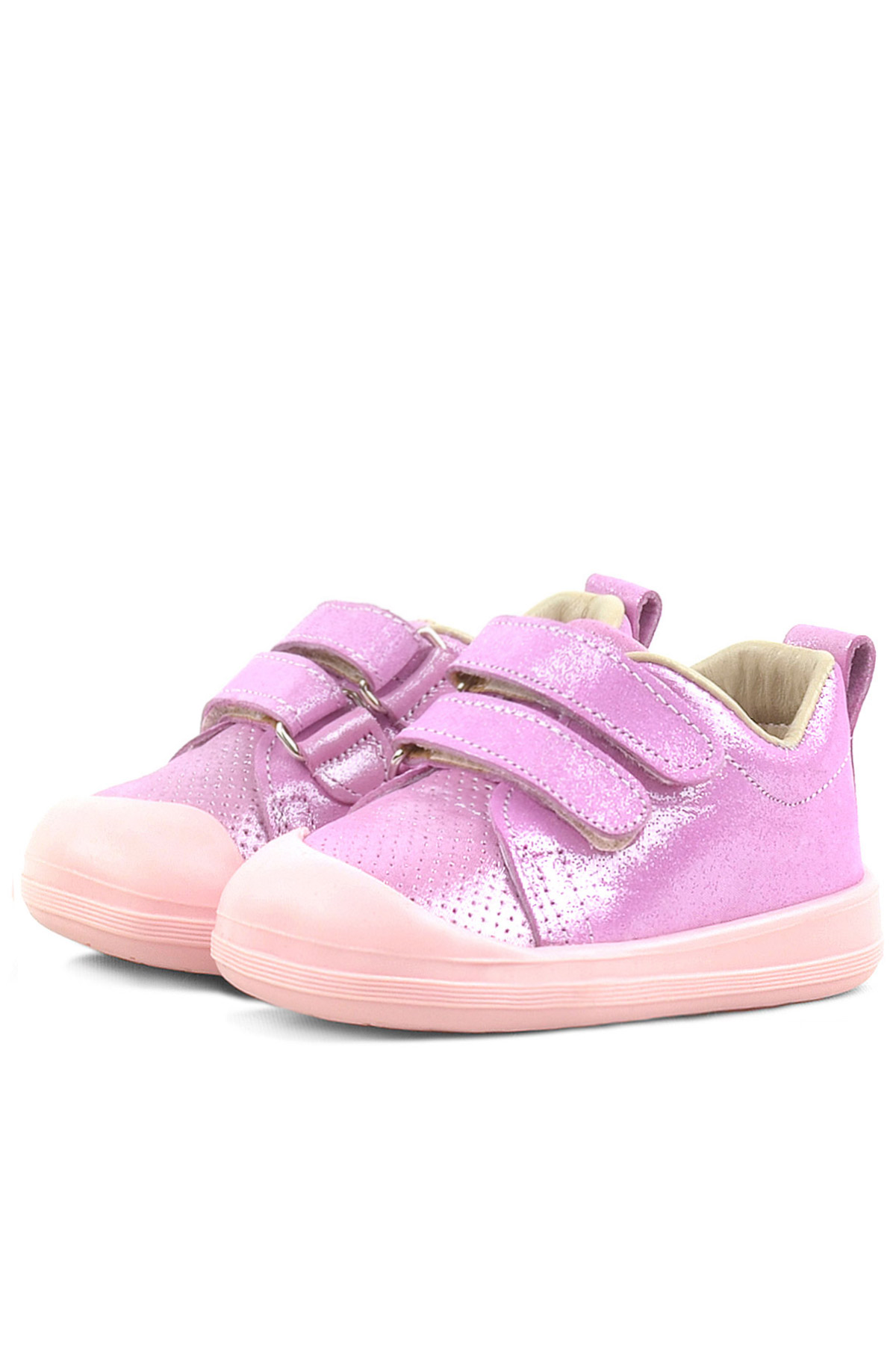 Rakerplus Sonic Genuine Leather Pink Bright Anatomic Baby Sport Shoes Sneakers