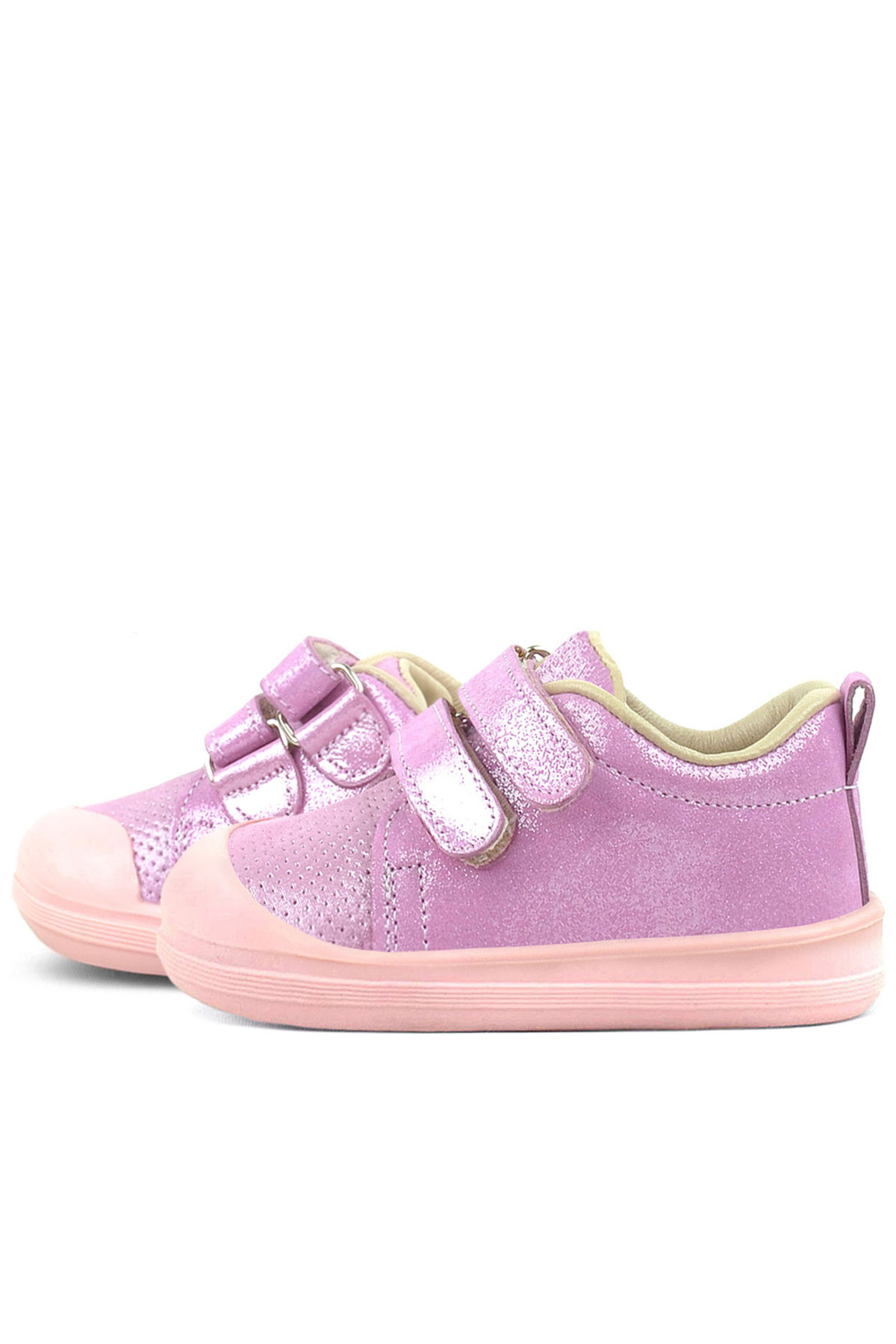 Rakerplus Sonic Genuine Leather Pink Bright Anatomic Baby Sport Shoes Sneakers