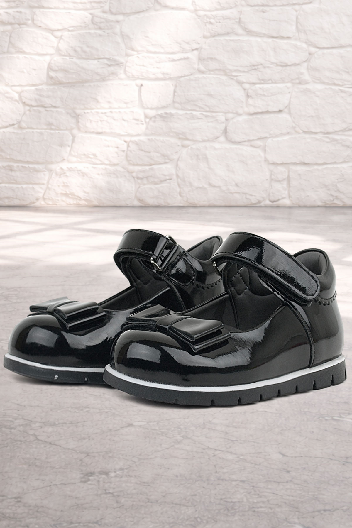 Rakerplus Black Rougan Baby Girls Babettes Shoes