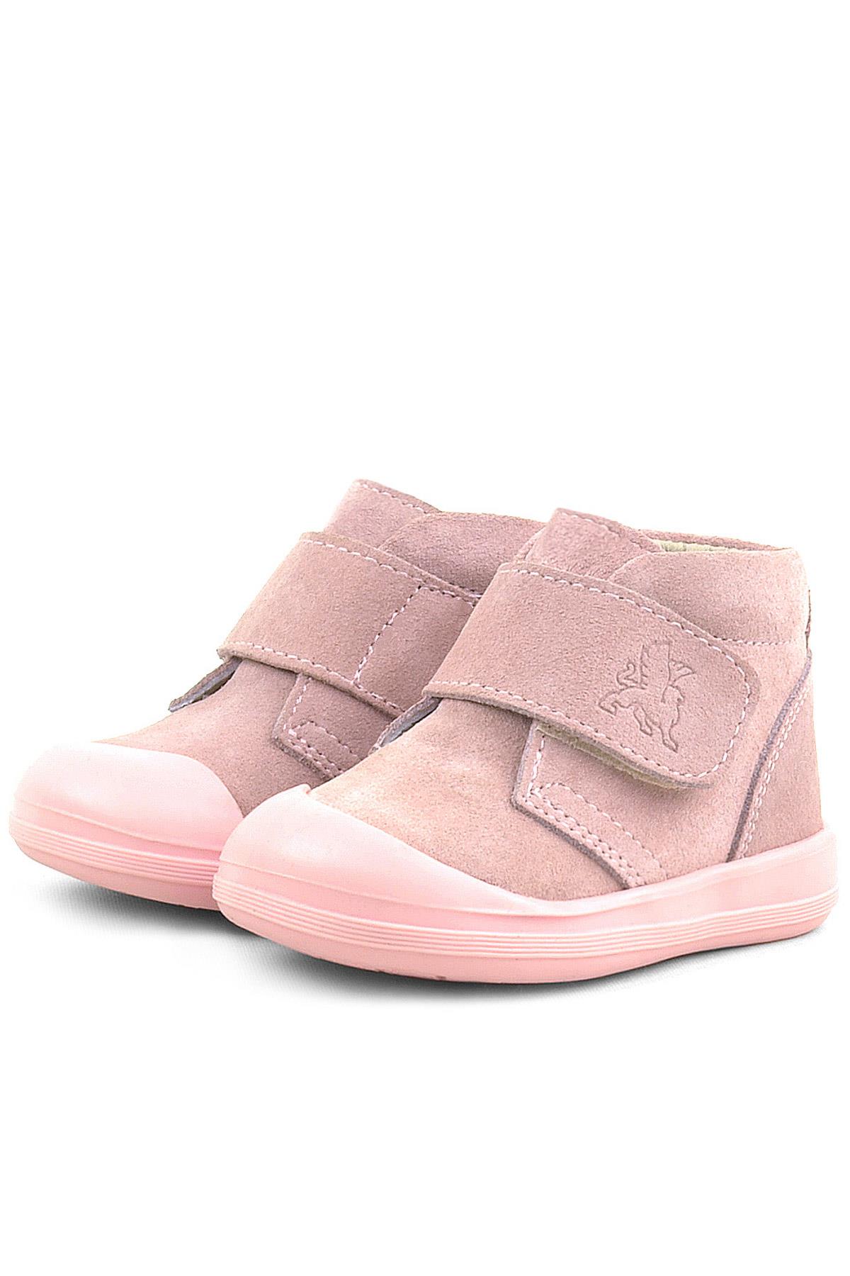 Rakerplus Yoohoo Hakiki Deri Pudra Cırtlı Kız Bebek Bot