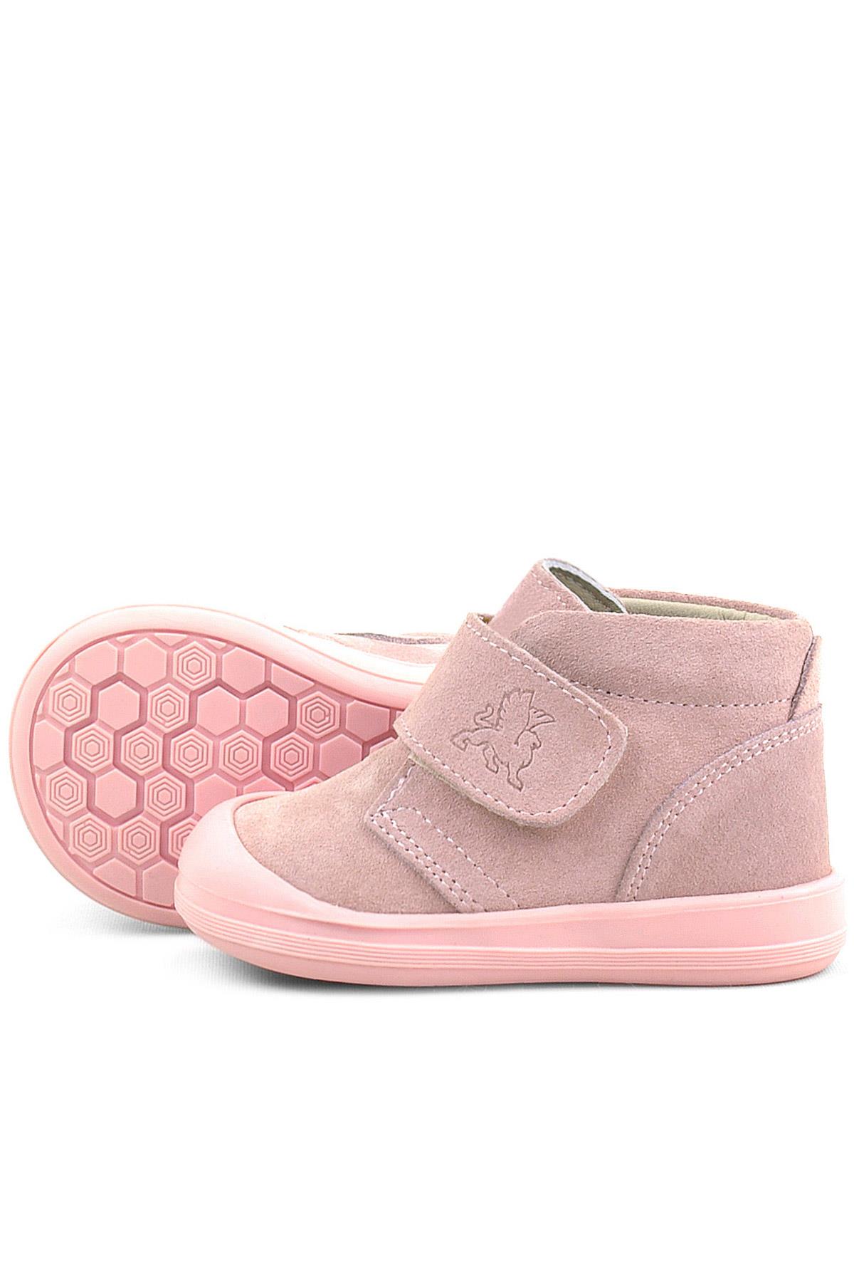 Rakerplus Yoohoo Hakiki Deri Pudra Cırtlı Kız Bebek Bot