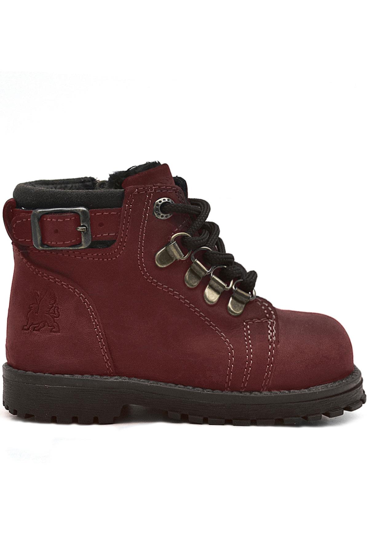 Rakerplus Griffon Genuine Leather Claret Red Baby Boot