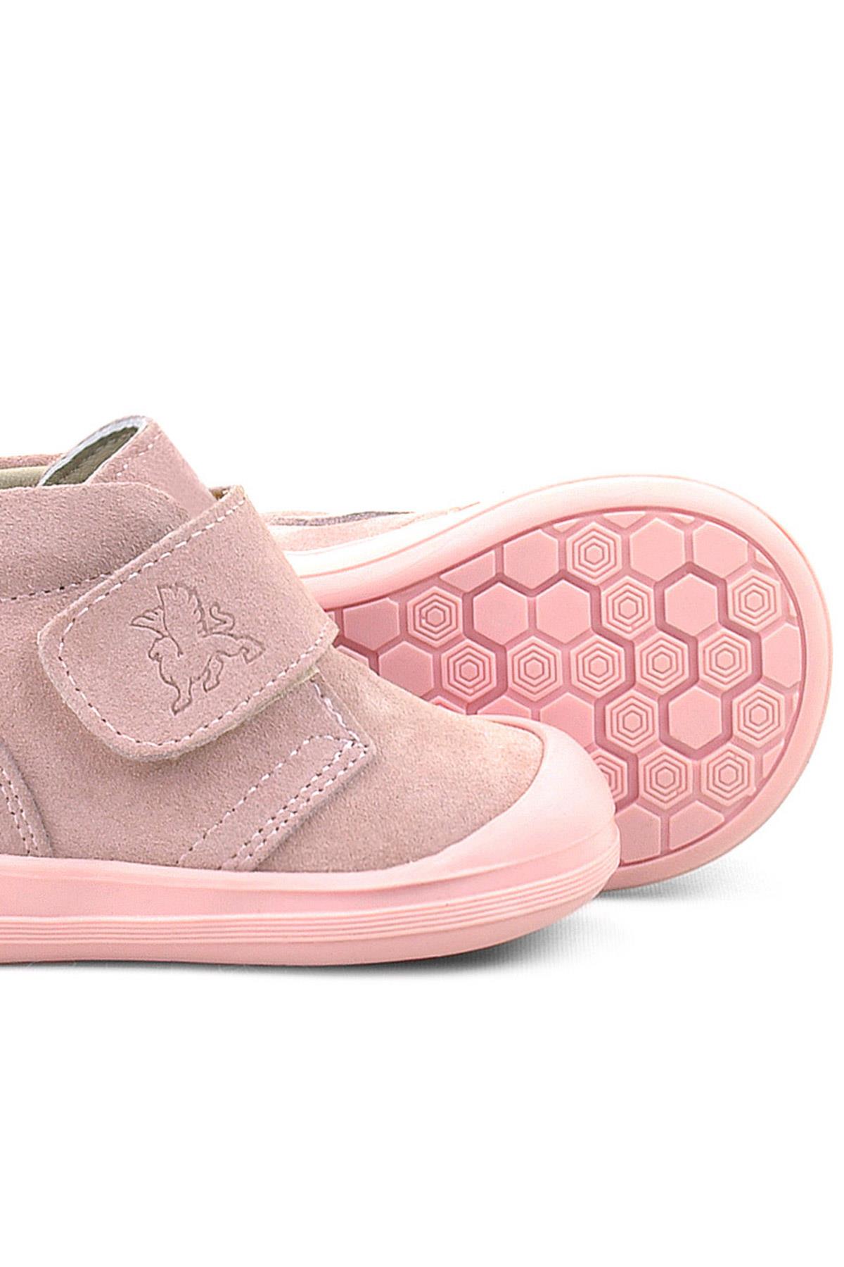 Rakerplus Yoohoo Hakiki Deri Pudra Cırtlı Kız Bebek Bot