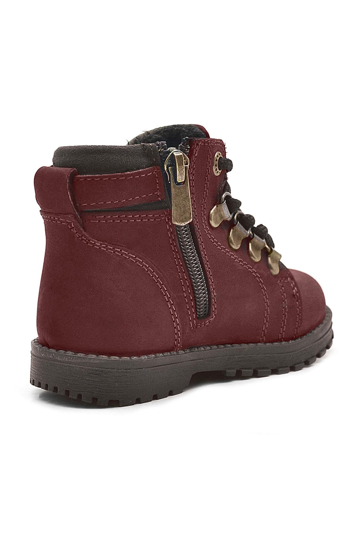 Rakerplus Griffon Genuine Leather Claret Red Baby Boot