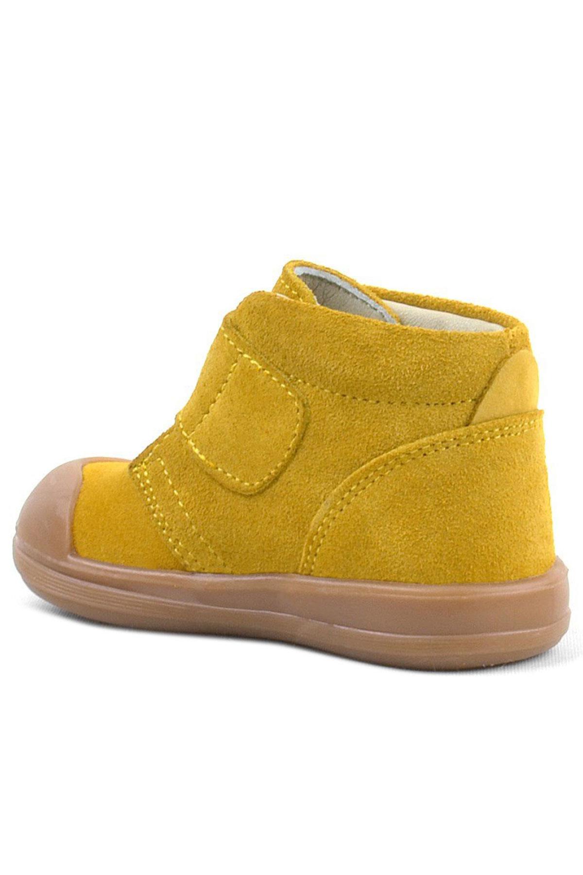 Rakerplus Yoohoo Genuine Leather Yellow Unisex Baby Boots