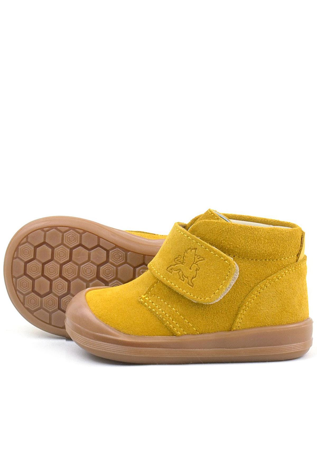 Rakerplus Yoohoo Genuine Leather Yellow Unisex Baby Boots