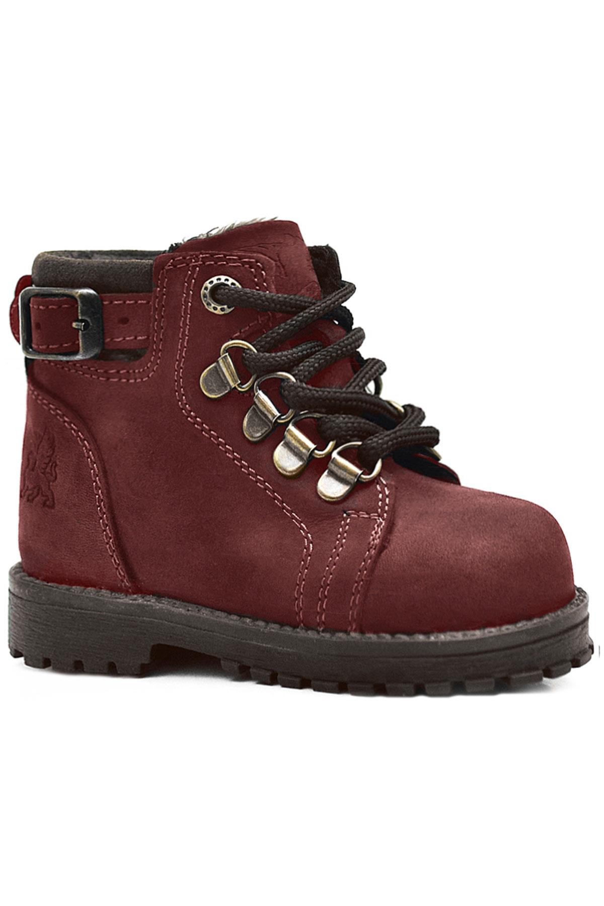 Rakerplus Griffon Genuine Leather Claret Red Baby Boot
