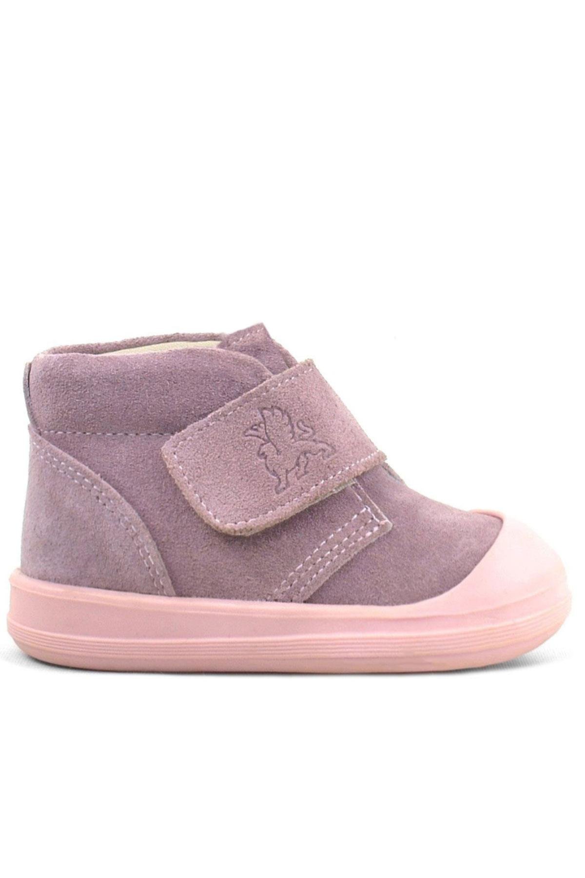 Rakerplus Yoohoo Genuine Leather Pink Baby Girl Boots