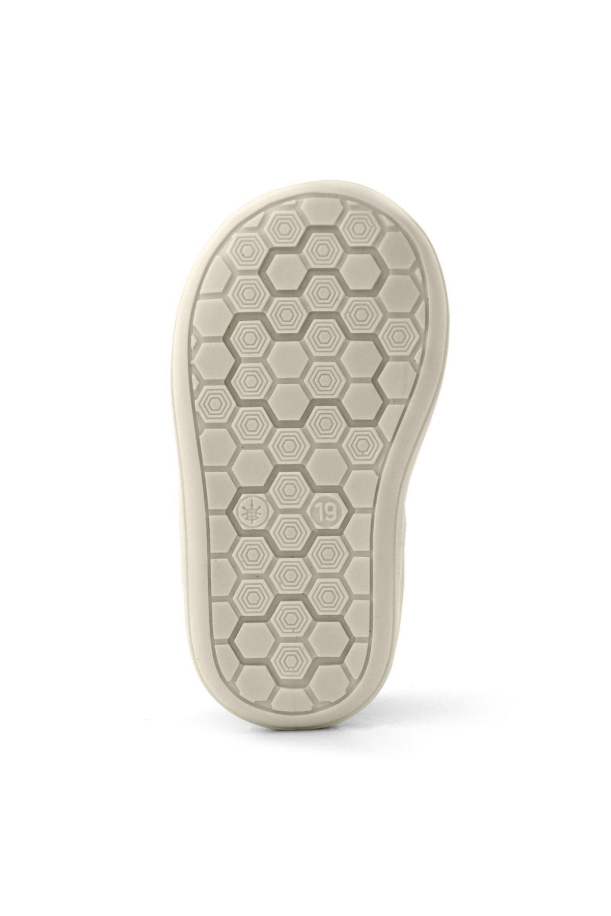 Rakerplus Shaun Hakiki Deri Lila Mor Cırtlı Anatomik Bebek Sandalet