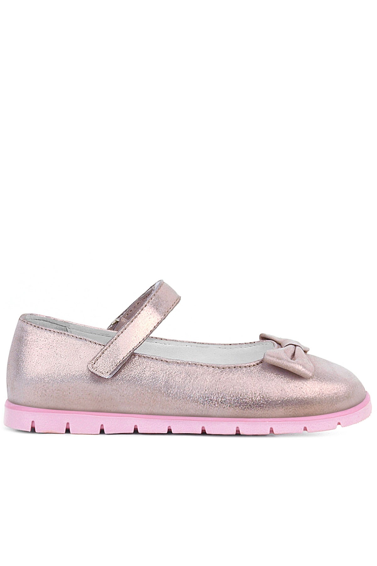 Rakerplus Genuine Leather Pink Banded Babettestes For Girls
