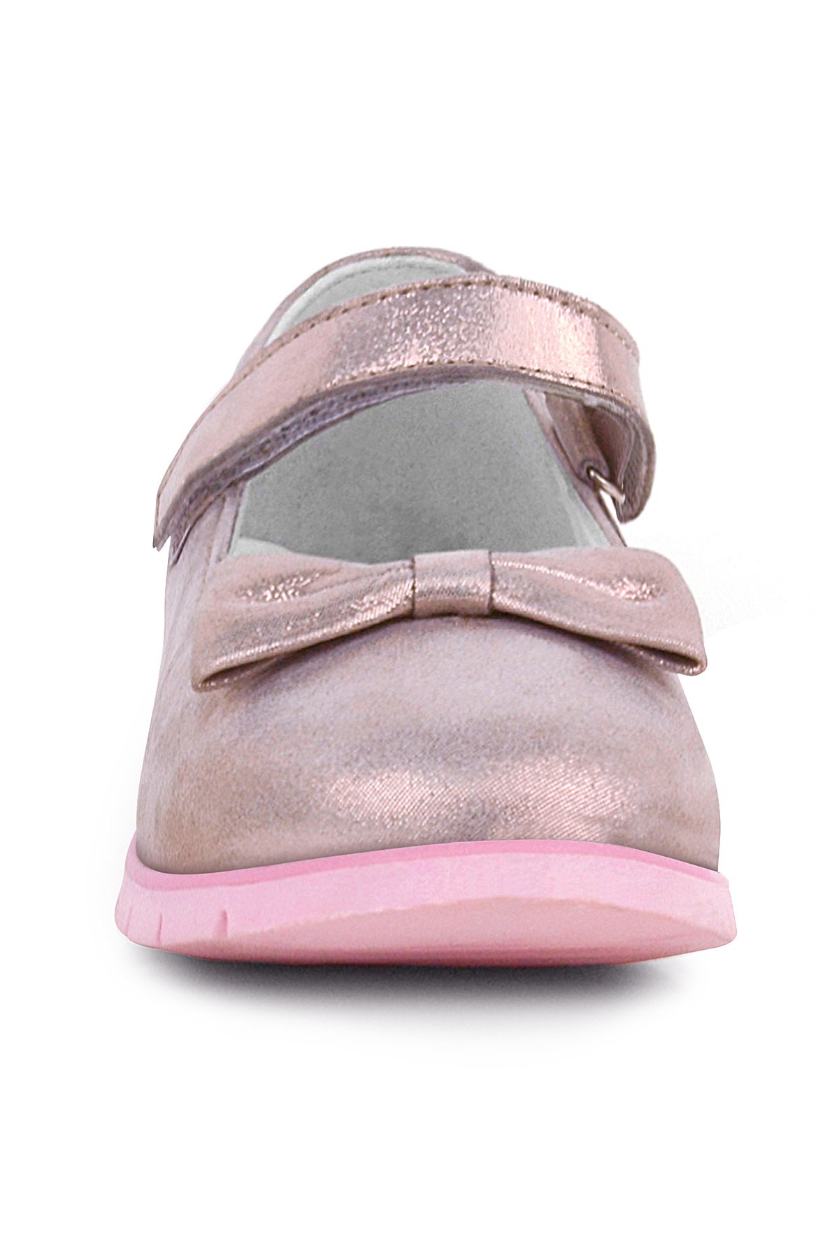 Rakerplus Genuine Leather Pink Banded Babettestes For Girls