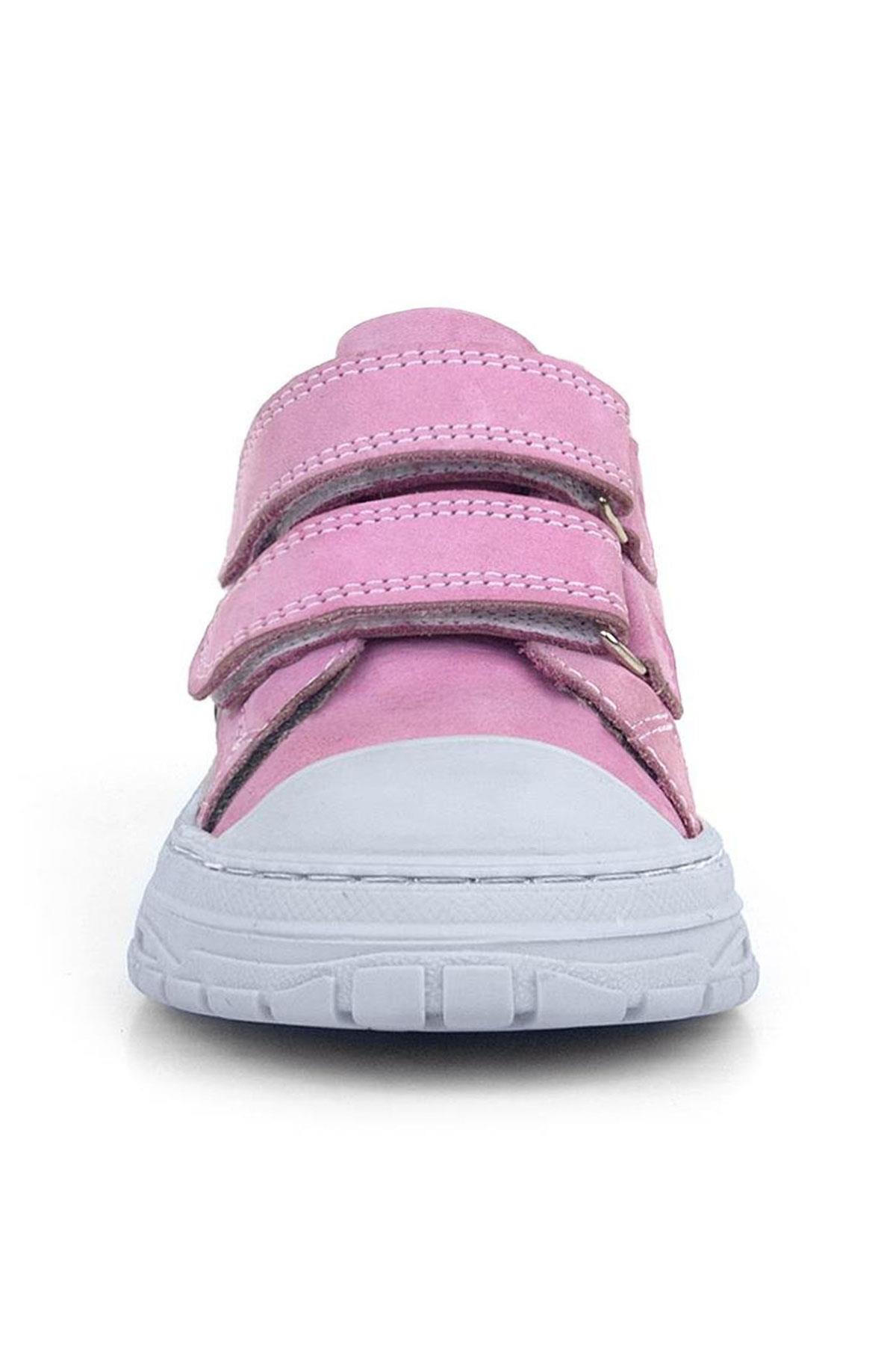 Rakerplus Tails Hakiki Deri Pembe Cırtlı Çocuk Spor Bot