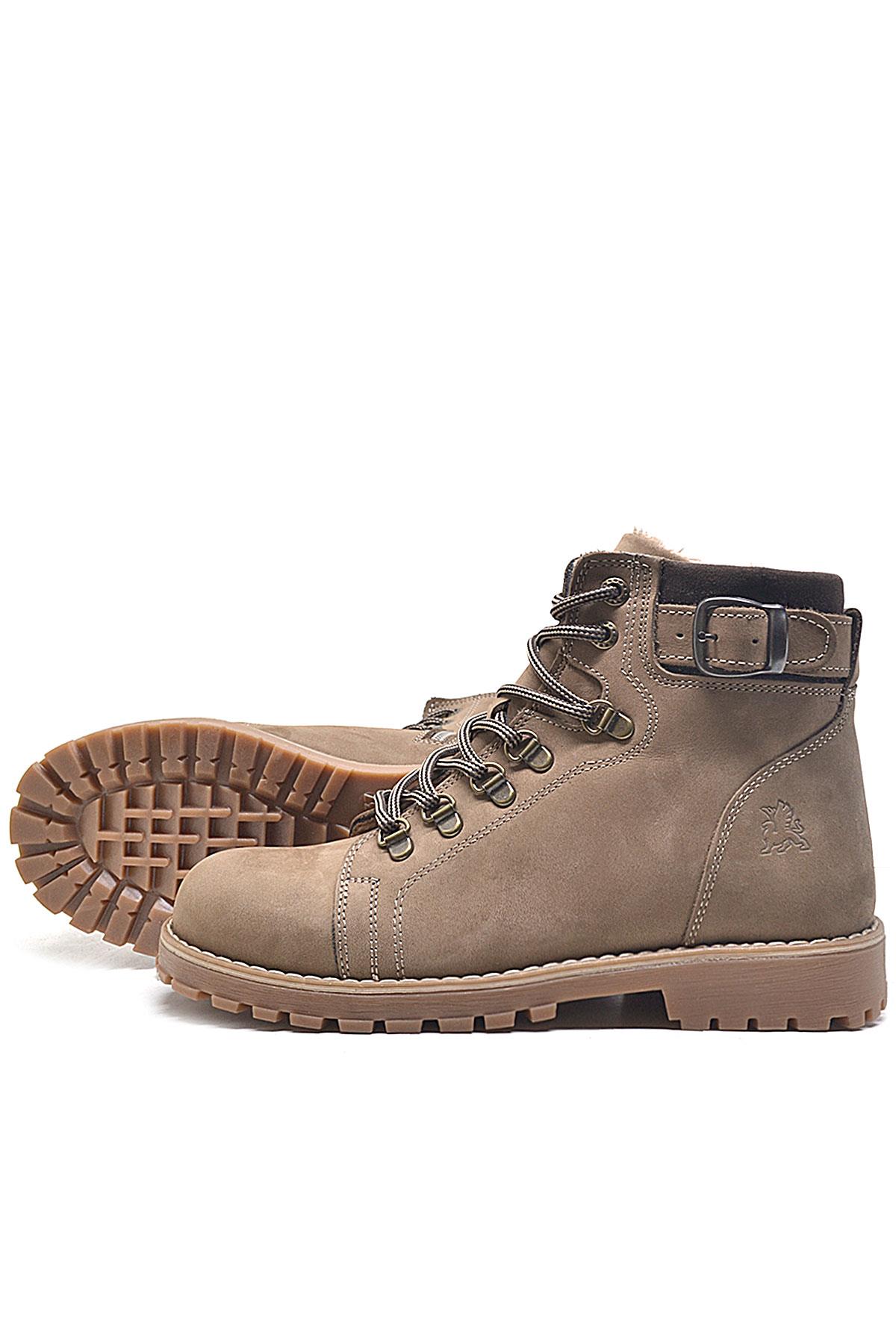 Rakerplus Griffon Hakiki Deri Vizon Fermuarlı Çocuk Bot