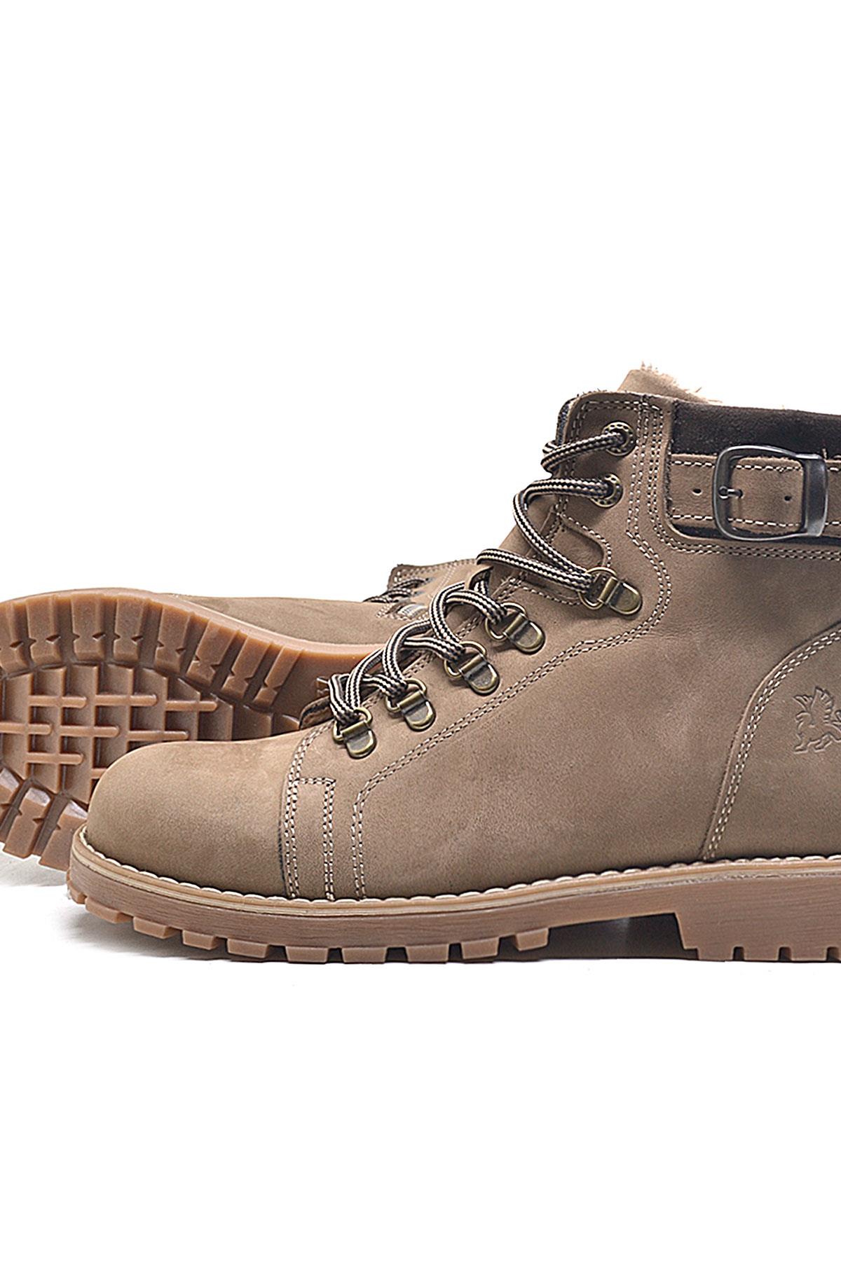 Rakerplus Griffon Hakiki Deri Vizon Fermuarlı Çocuk Bot