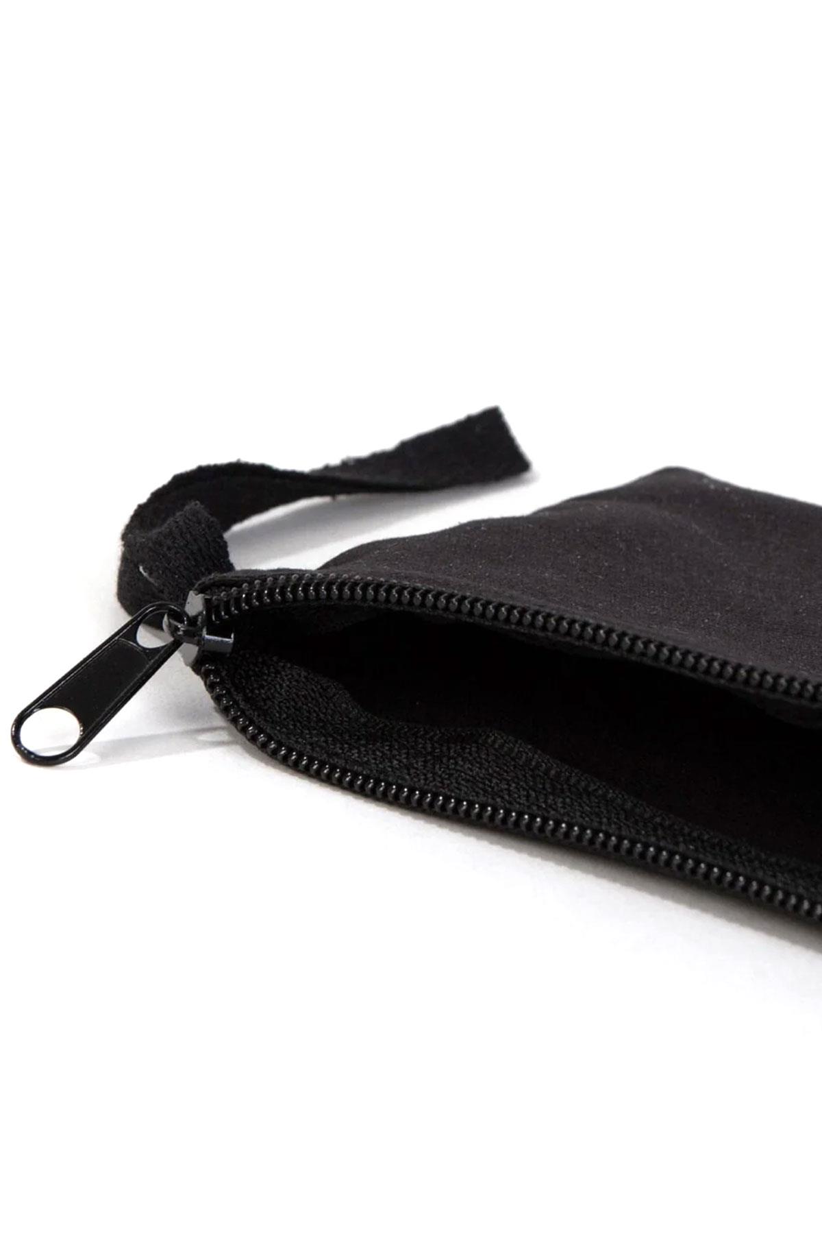 Rakerplus Siyah 21x10 cm Fermuarlı Gabardin Kumaş Kalemlik