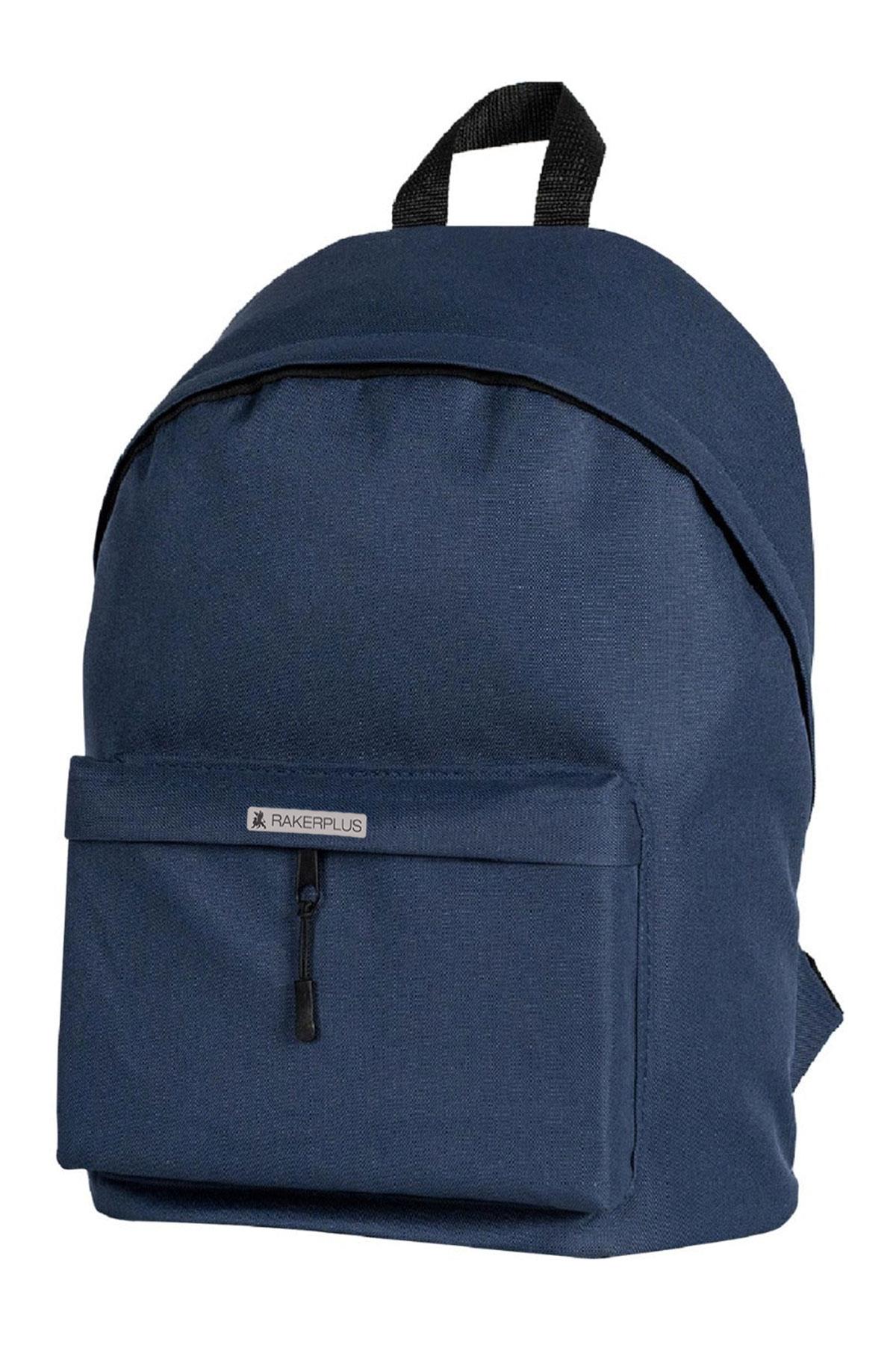 Rakerplus Lacivert 42x29x14 cm Unisex Klasik Sırt Okul Çantası RC-0002-L