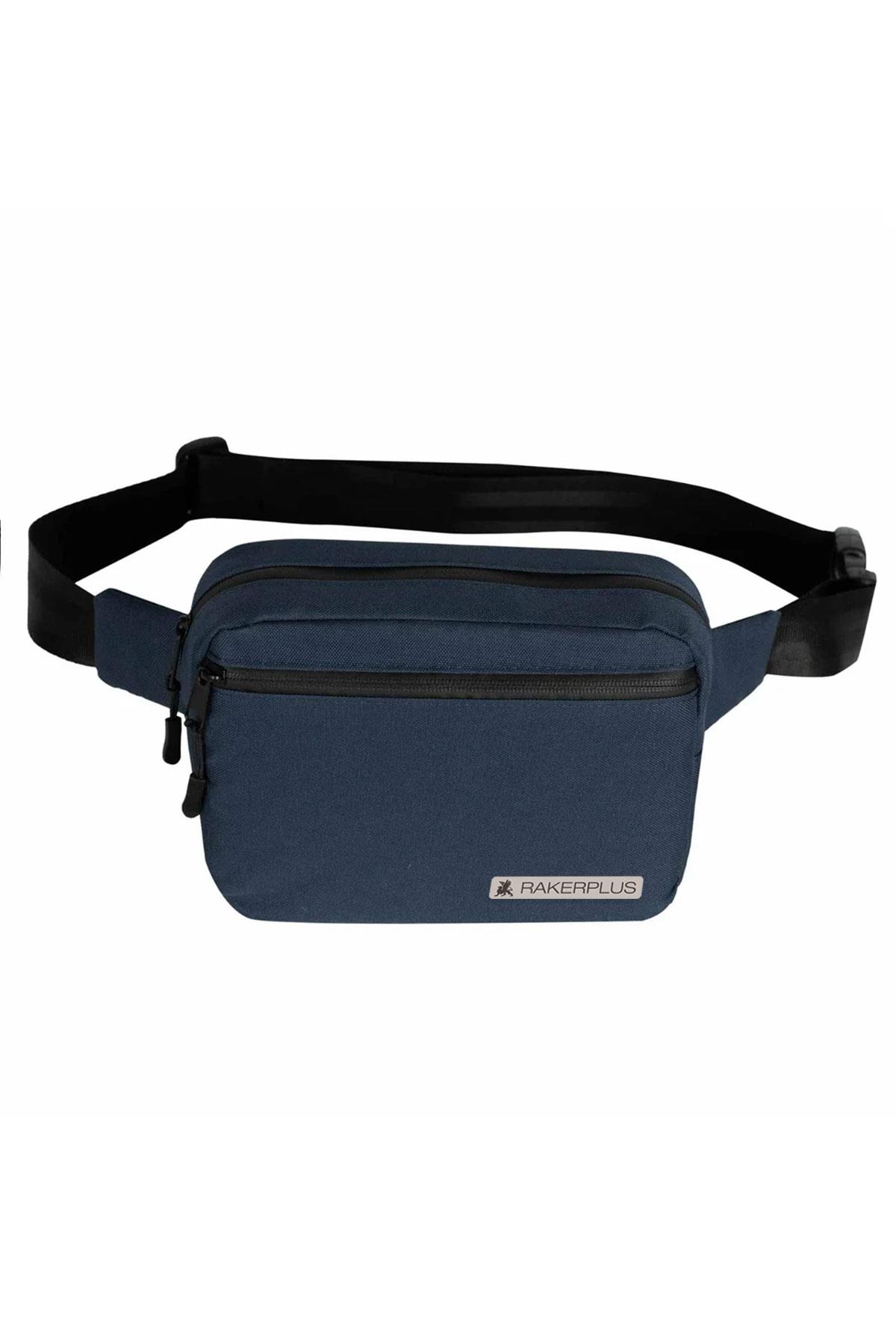 Rakerplus Lacivert Unisex Minimal 21x15x5 cm Bel ve Göğüs Çantası RC-0001-L
