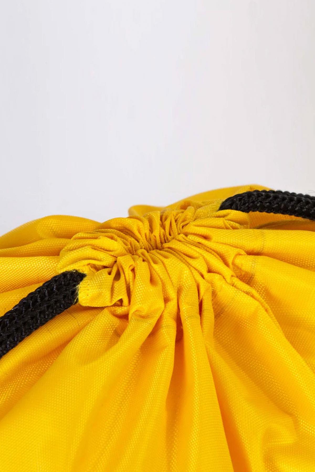 Rakerplus Sarı 32x45 cm Su Geçirmez Büzgülü Krampon ve Spor Çantası RC-0007-SA