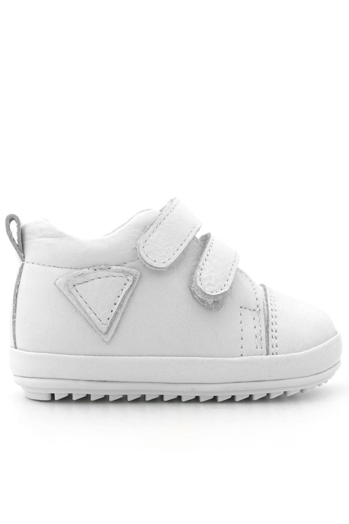 Rakerplus Scrat Genuine Leather White First Step Toddler Baby Shoes R410-B.19