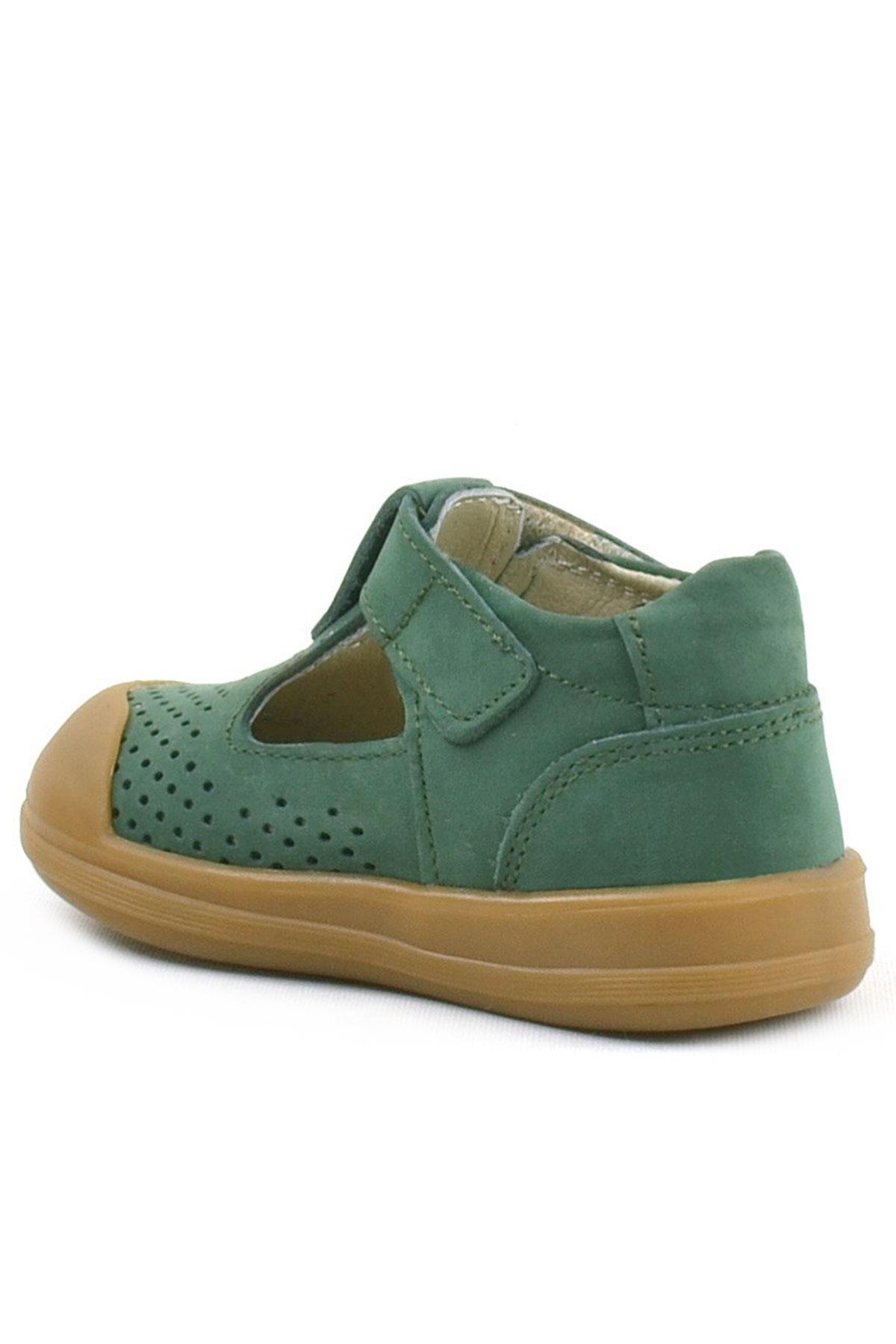 Rakerplus Shaun Genuine Leather Green Anatomical Baby Sandals R620-Y.19