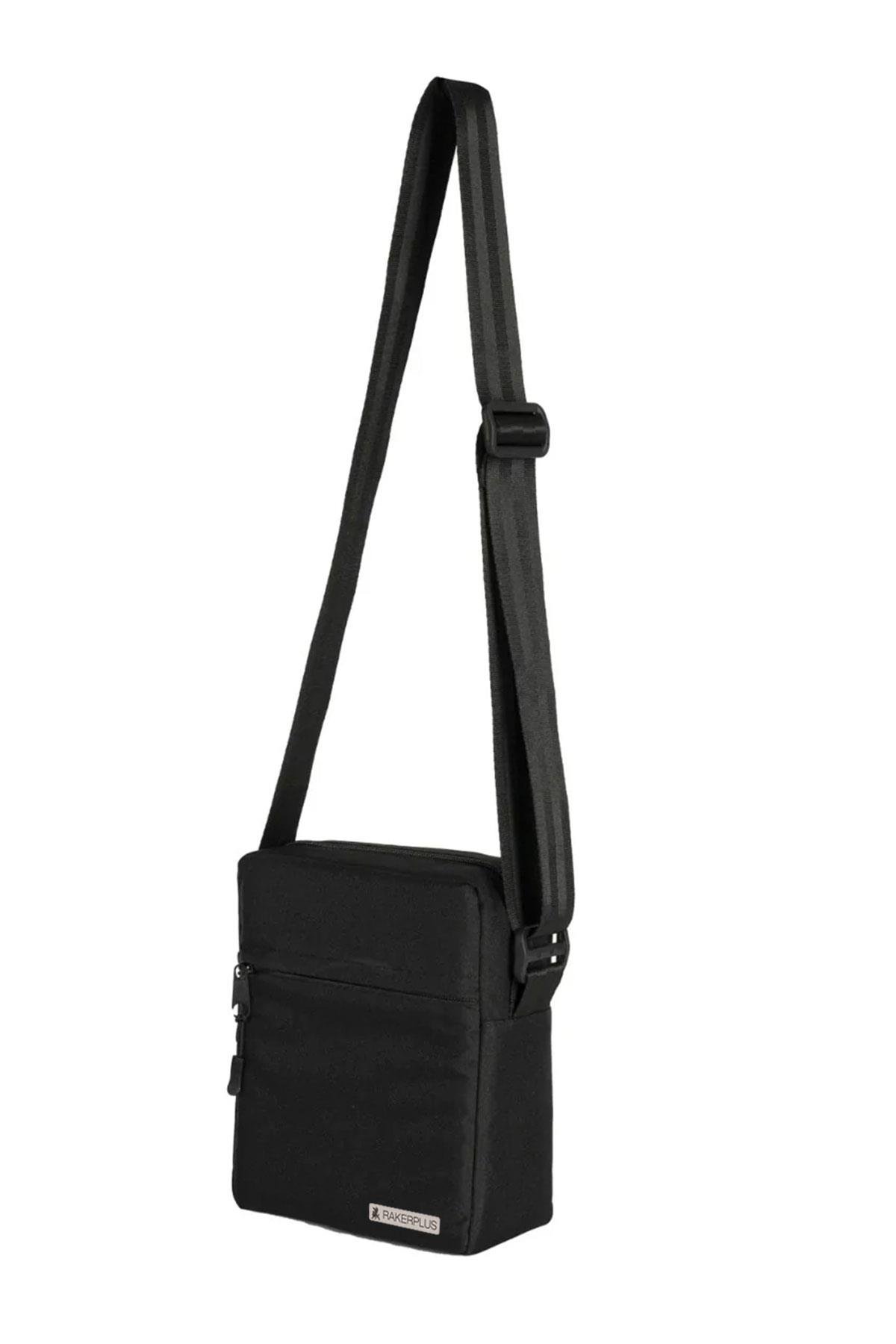 Rakerplus Siyah 20x16x8 cm Unisex Omuz Çantası RC-0003-S