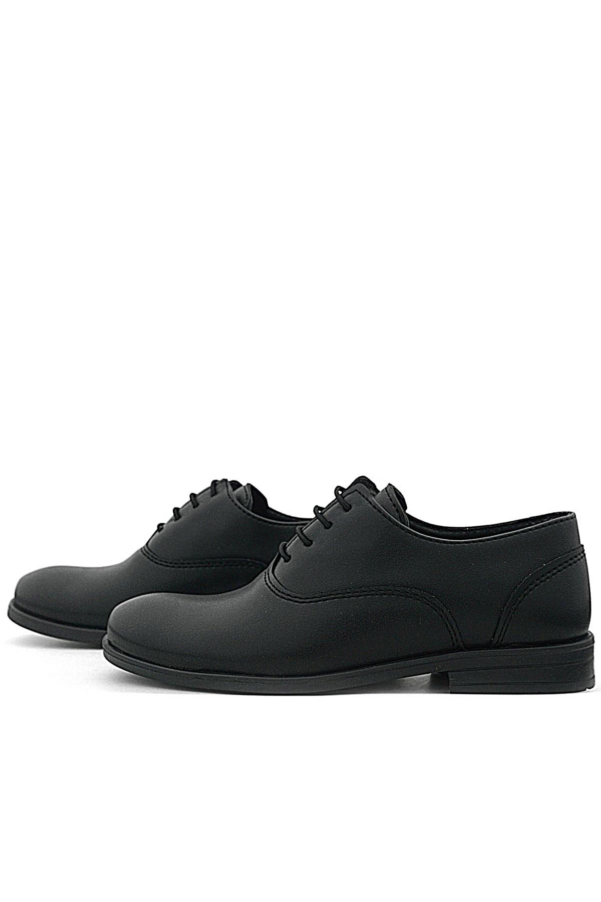 Rakerplus Smokin Siyah Mat Bağcıklı Çocuk Klasik Ayakkabısı 3000-SM-B.35