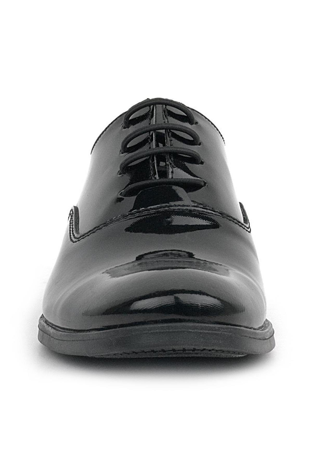 Rakerplus Smokin Black Rougan Laced Up Kids Classic Shoes 3000-SR.31