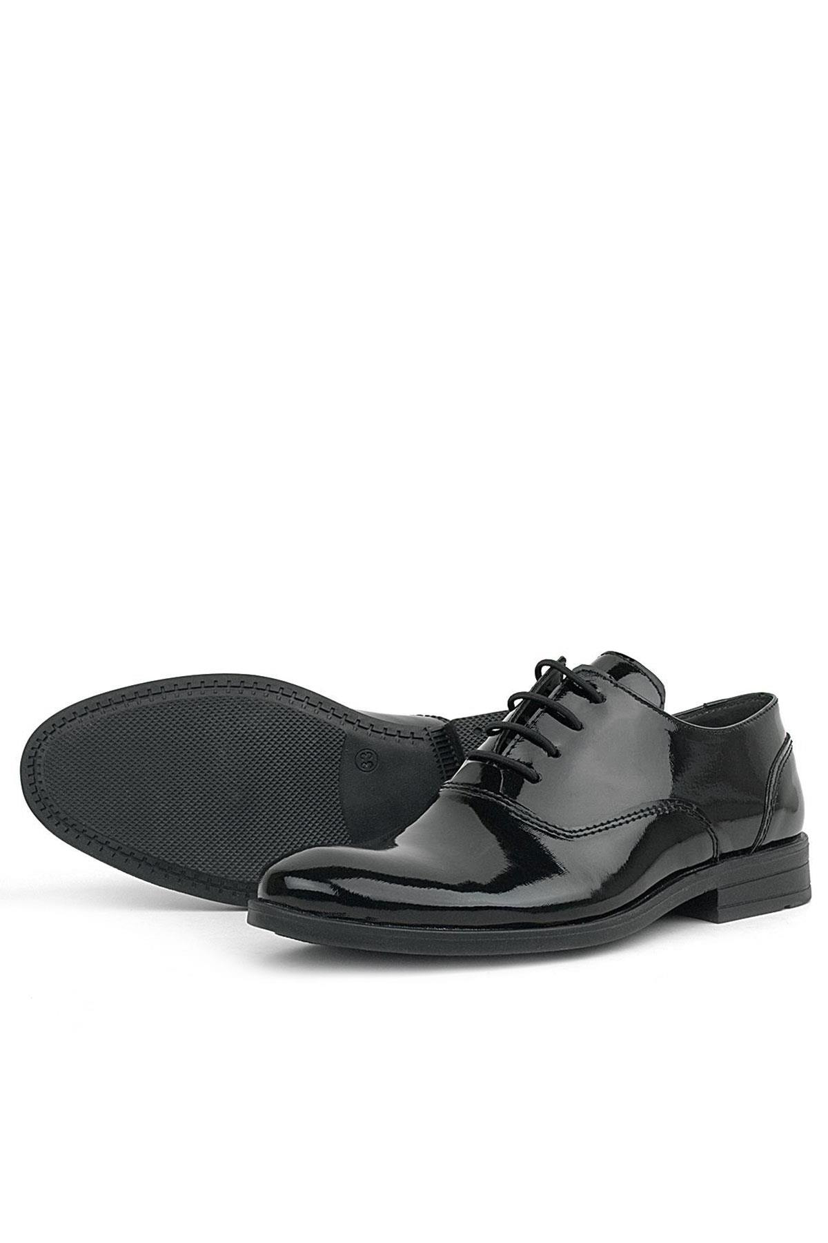 Rakerplus Smokin Black Rougan Laced Up Kids Classic Shoes 3000-SR.31