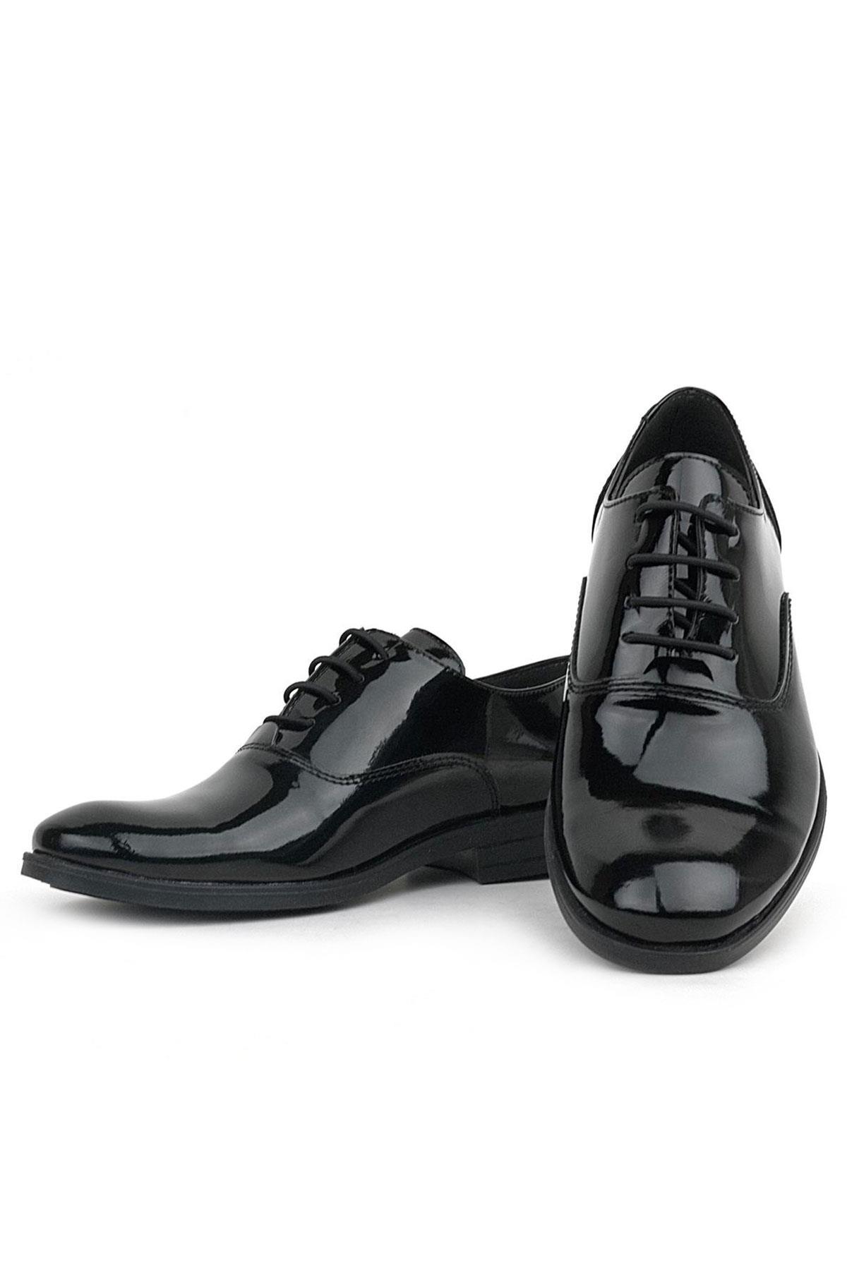 Rakerplus Smokin Black Rougan Laced Up Kids Classic Shoes 3000-SR.31