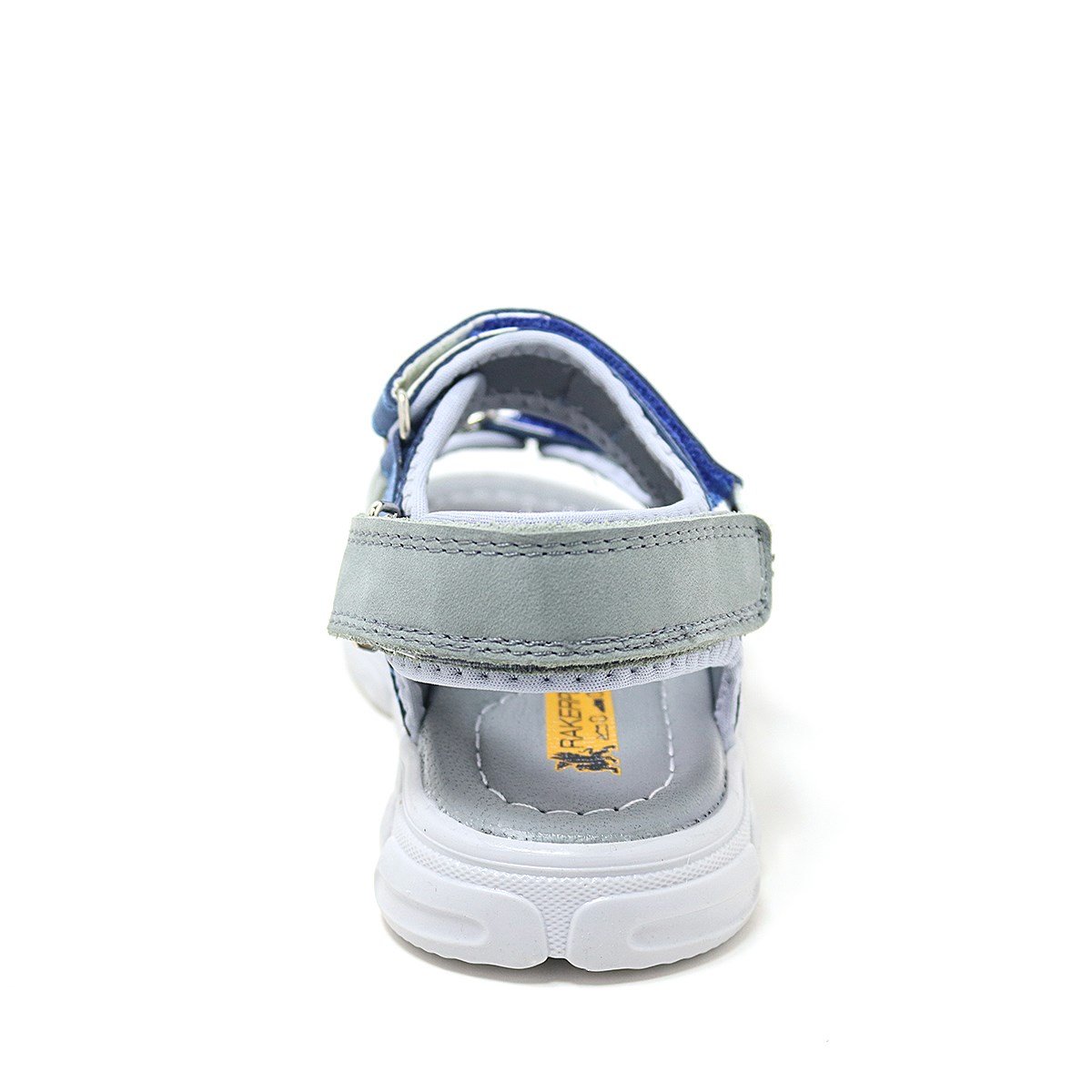 Rakerplus Wisps Genuine Leather Gray Blue Kids Sandals