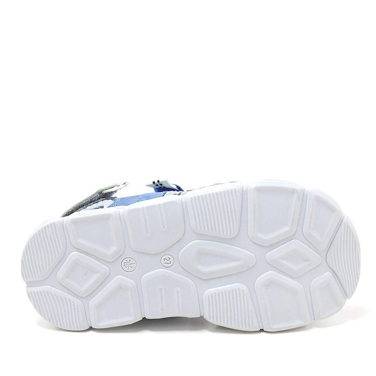 Rakerplus Wisps Genuine Leather Gray Blue Kids Sandals