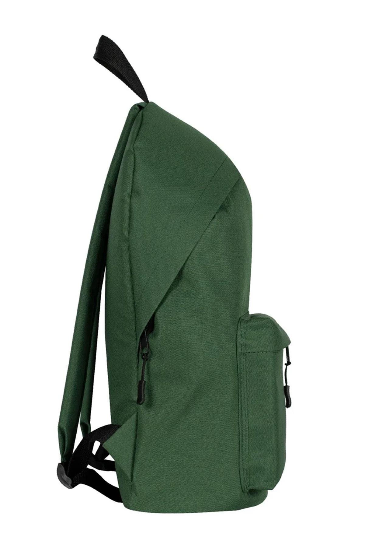 Rakerplus Yeşil 42x29x14 cm Unisex Klasik Sırt Okul Çantası RC-0002-Y