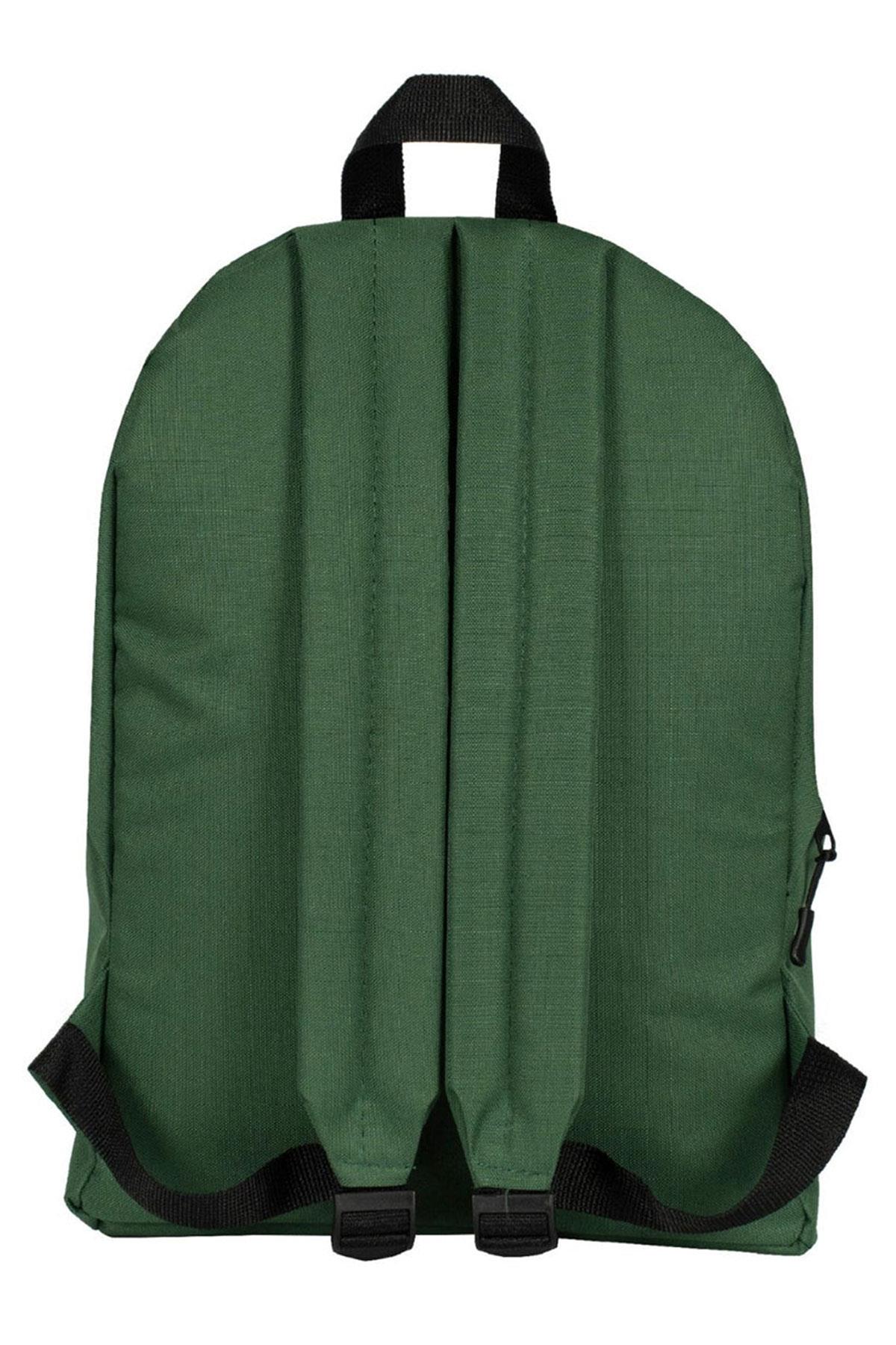 Rakerplus Yeşil 42x29x14 cm Unisex Klasik Sırt Okul Çantası RC-0002-Y