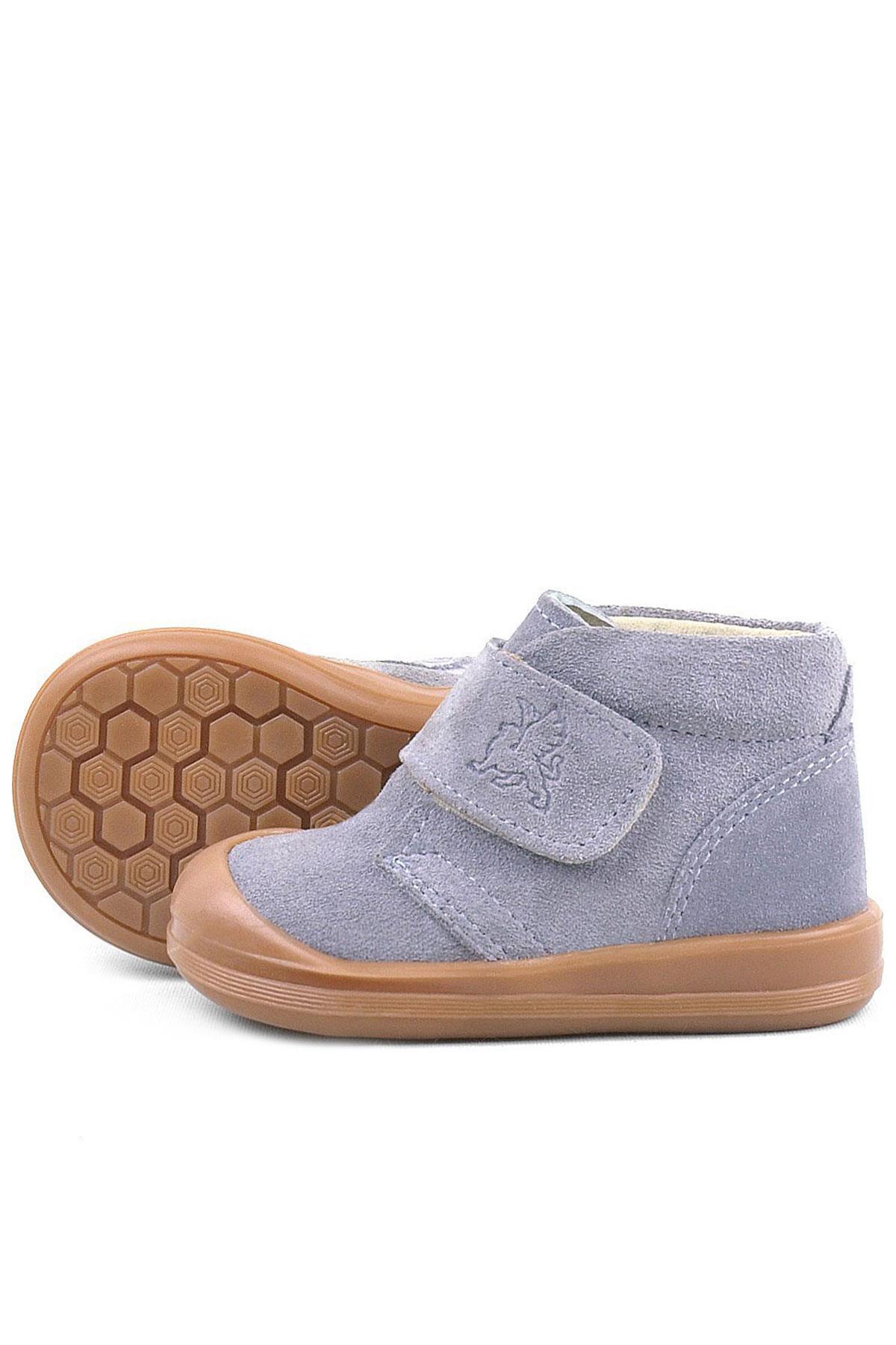 Rakerplus Yoohoo Genuine Leather Gray Unisex Baby Boots R400-GR.19