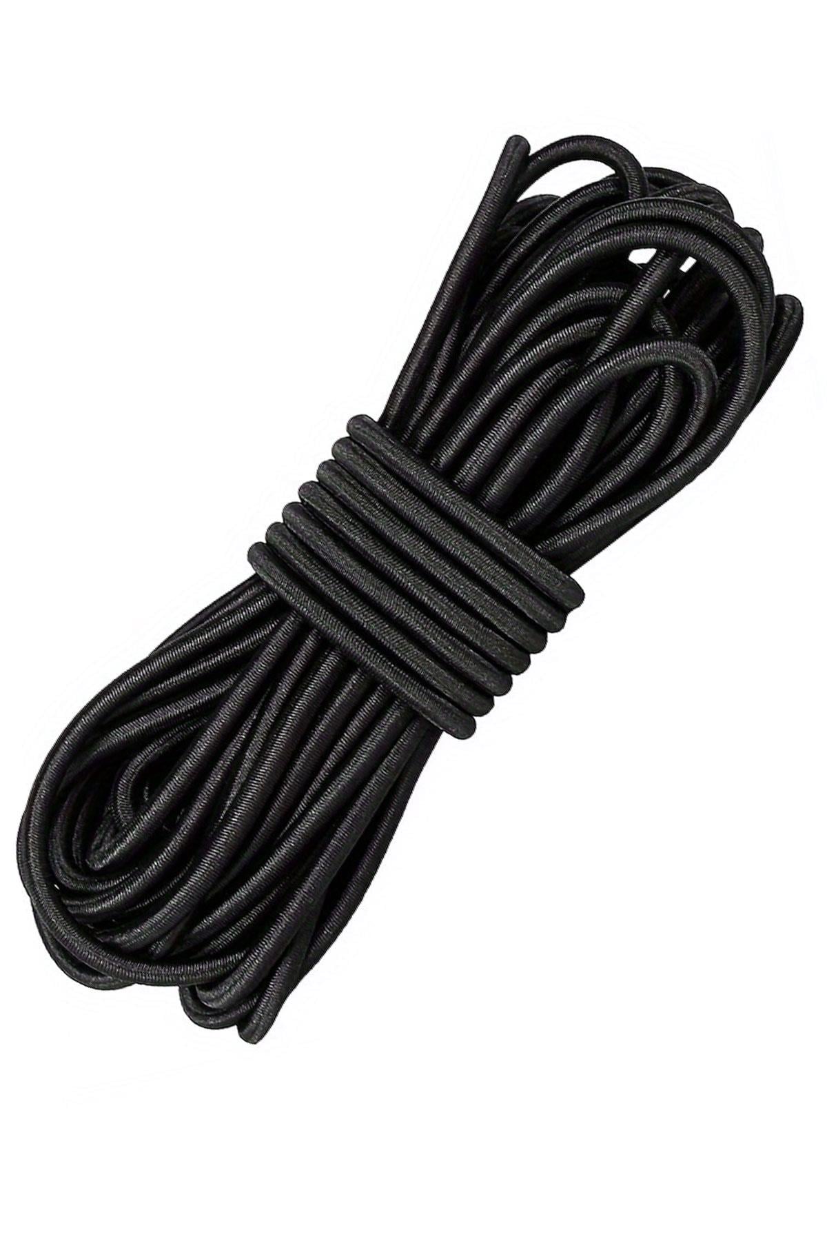 Siyah 5 Metre 2 mm Yuvarlak Lastik B-0110-S