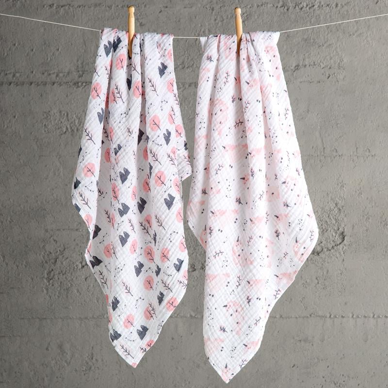 2 li Muslin Battaniye - Unicorn - 90x90