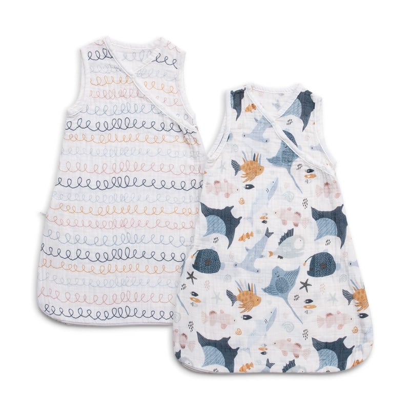 2'li Uyku Tulumu Seti - Atlantico - Mavi - 50 Cm