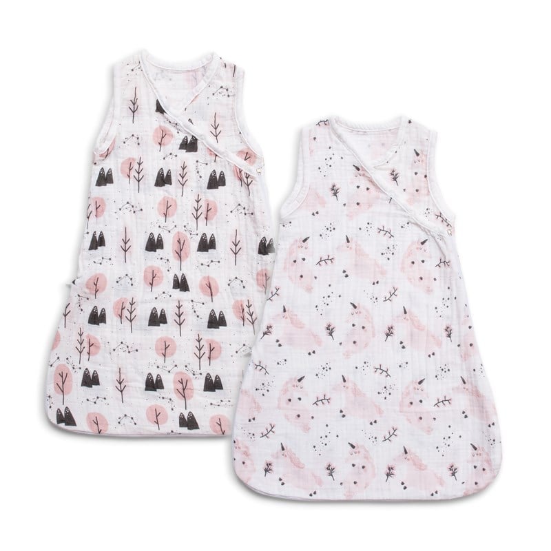 2'li Uyku Tulumu Seti - Unicorn - Pembe - 50 Cm